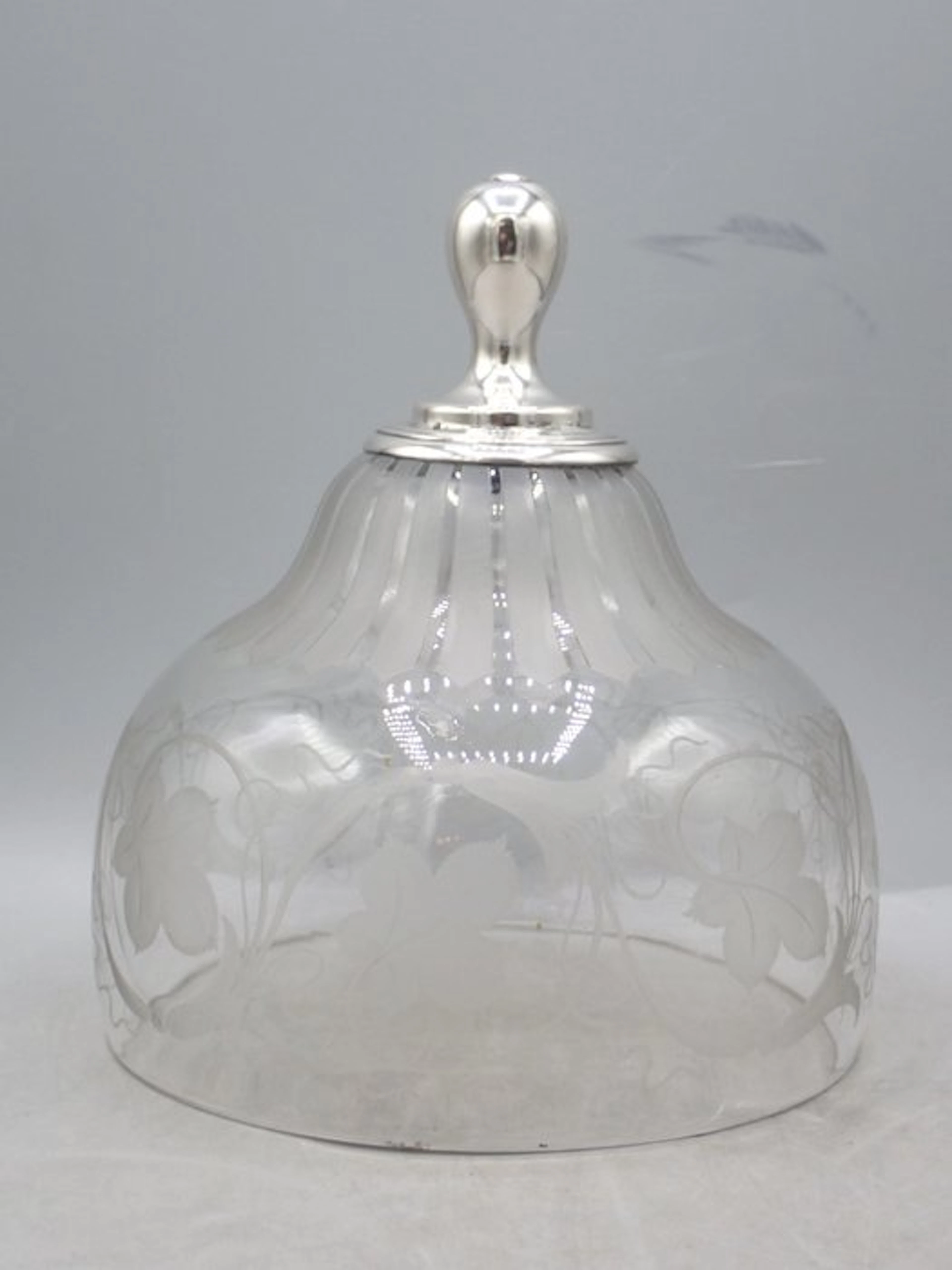 Gerritsen & Van Kempen - Butter dish - .835 silver - Cheese dome