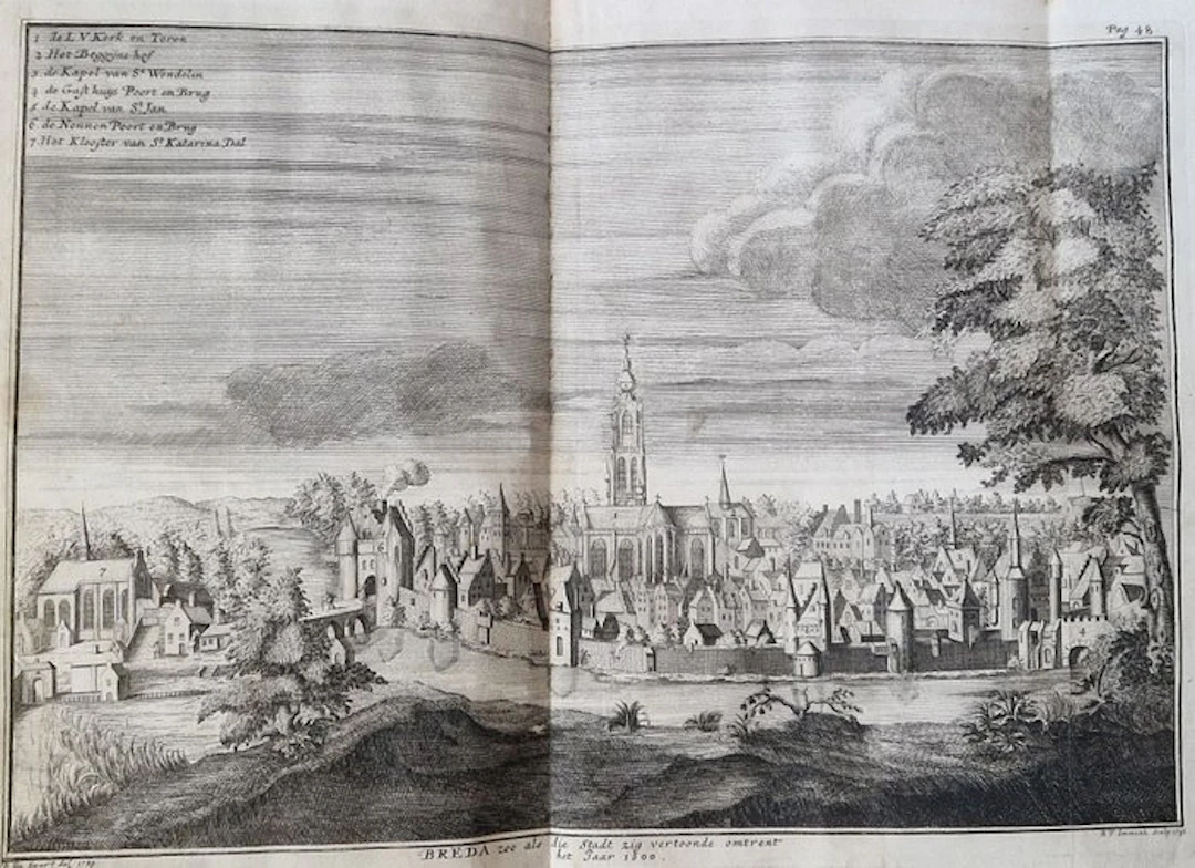 Thomas Enst van Goor - Beschryving der stadt en lande van Breda - 1744