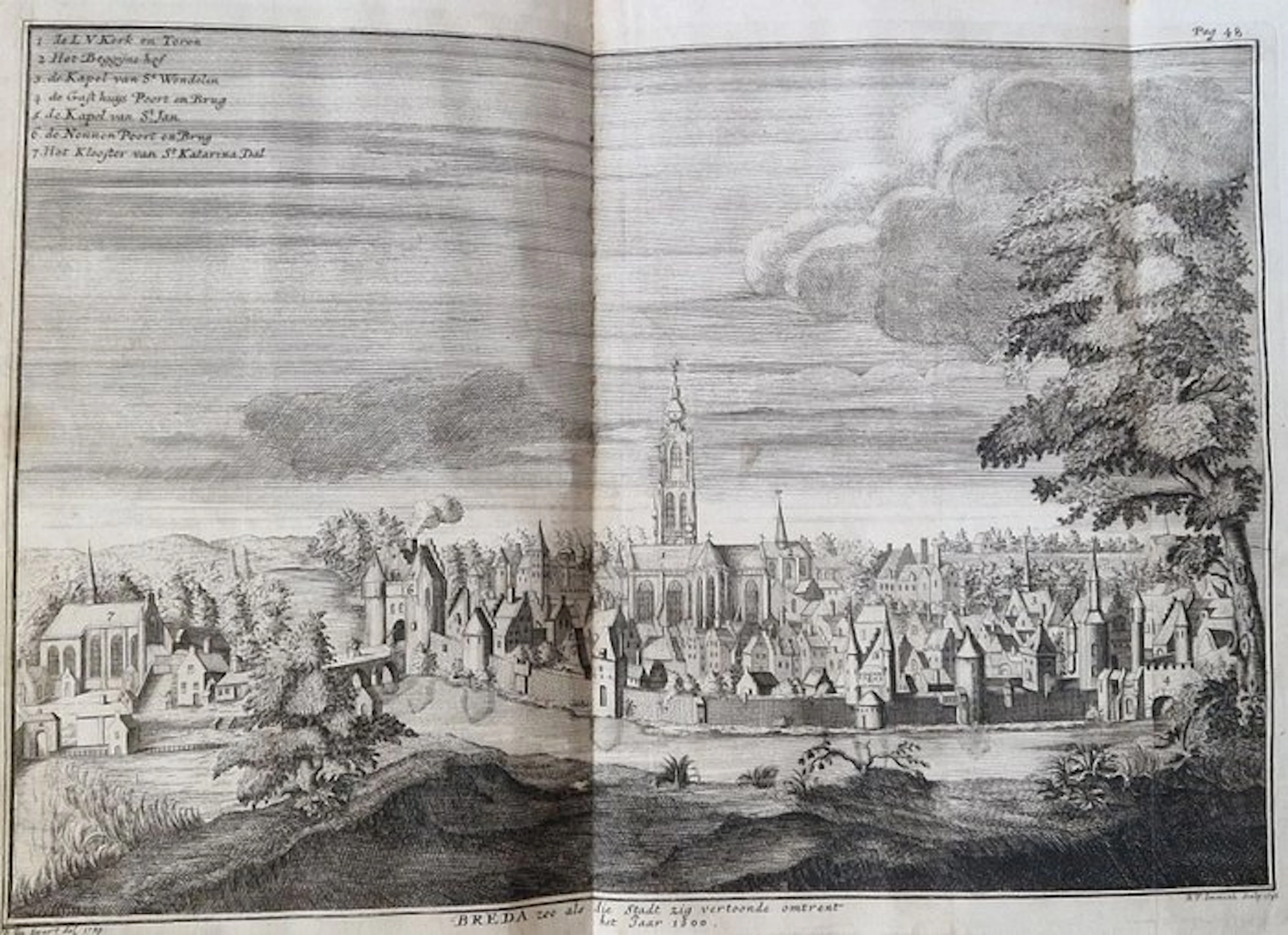 Thomas Enst van Goor - Beschryving der stadt en lande van Breda - 1744