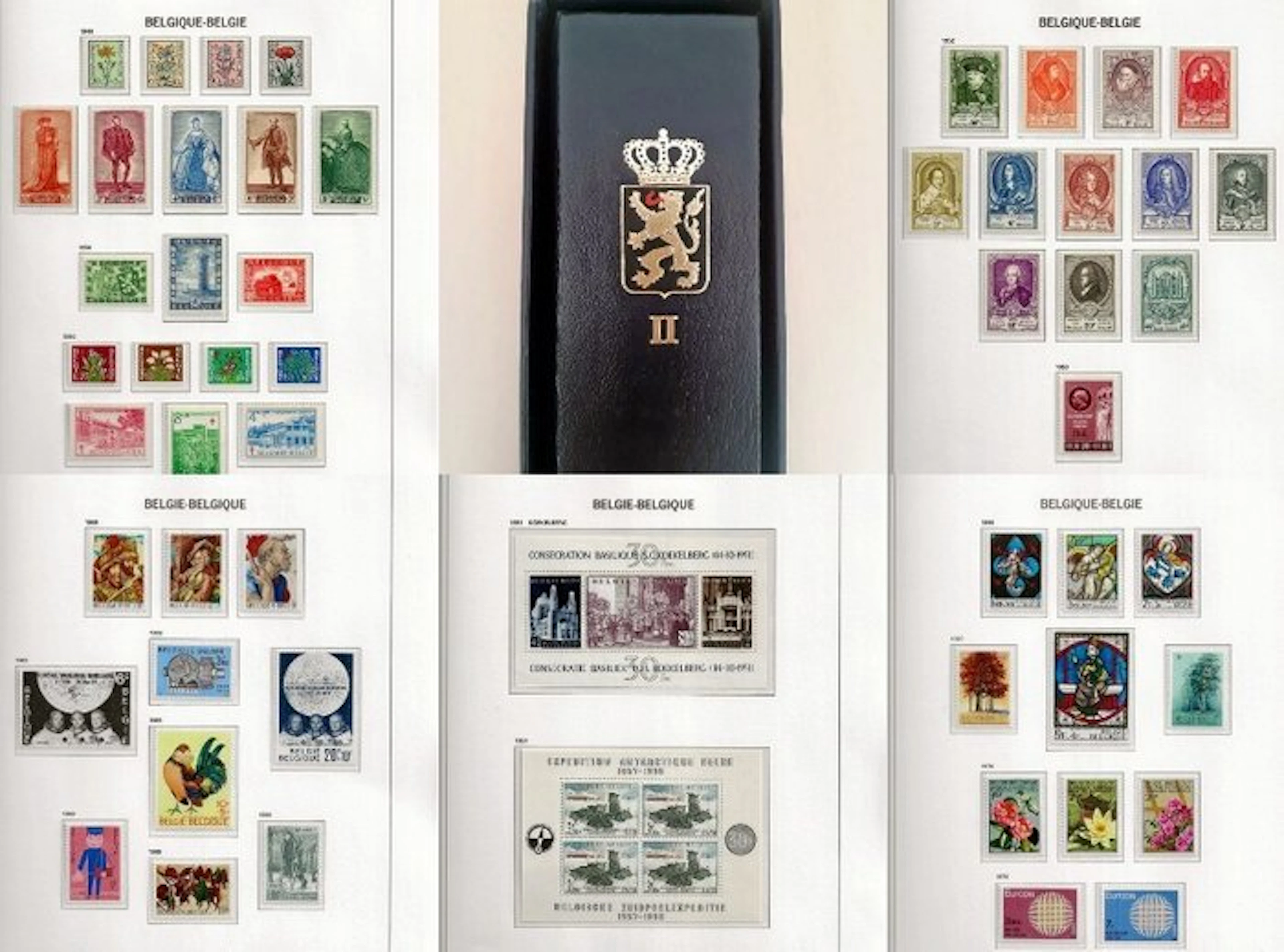 Belgium 1950/1969 - Complete mint collection in a DAVO LX II album (Deluxe)