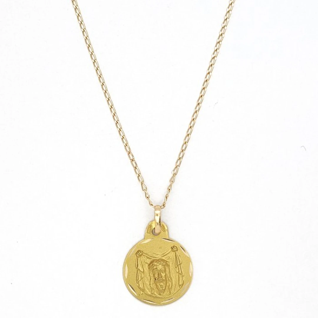 Necklace with pendant - 18 kt. Yellow gold
