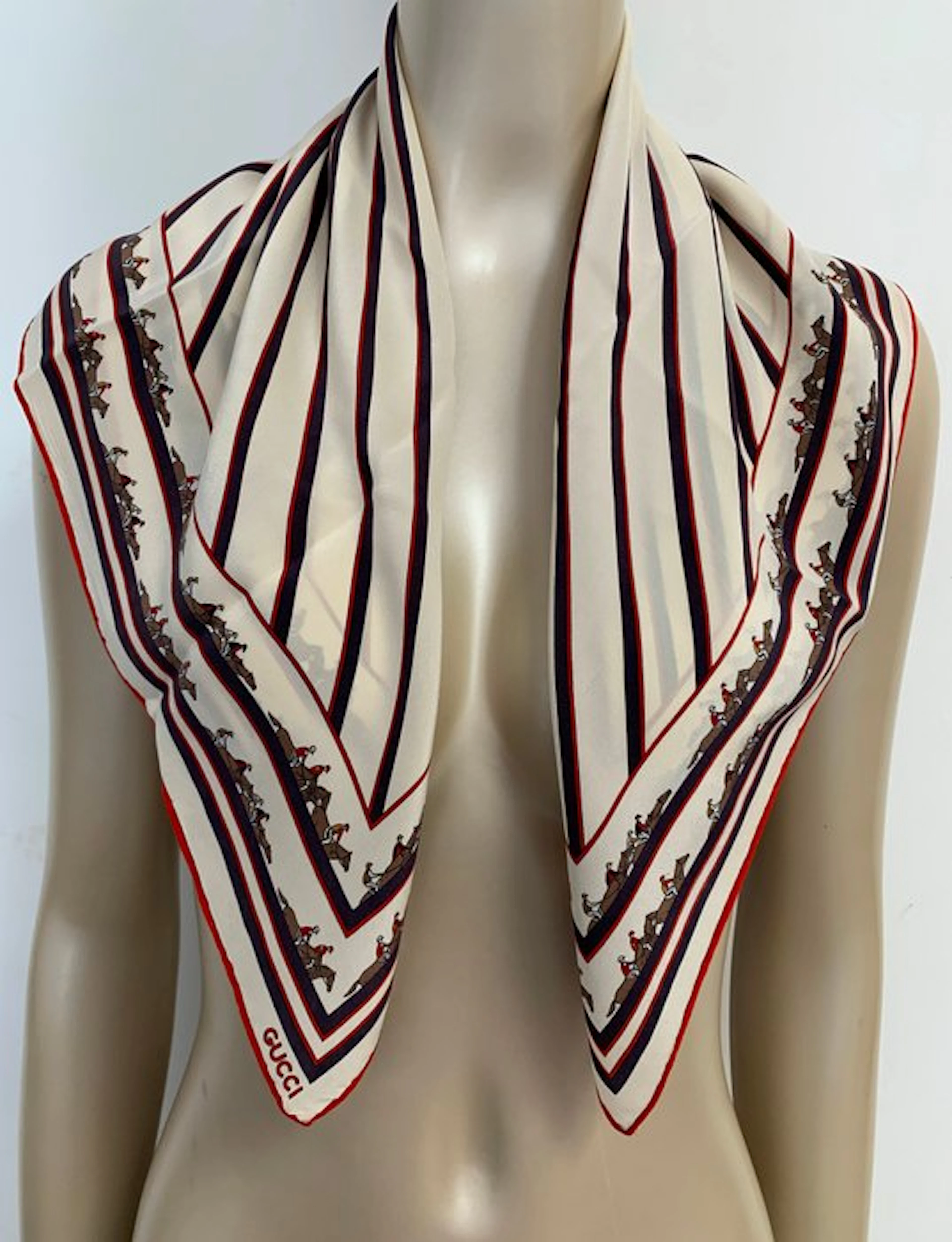 Gucci - monogramma selleria - Foulard