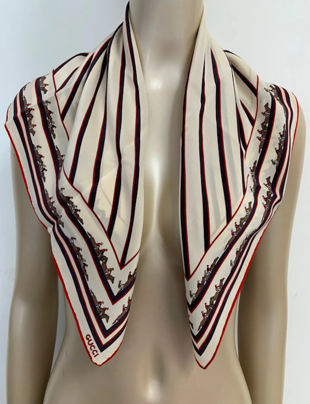 Gucci - monogramma selleria - Foulard