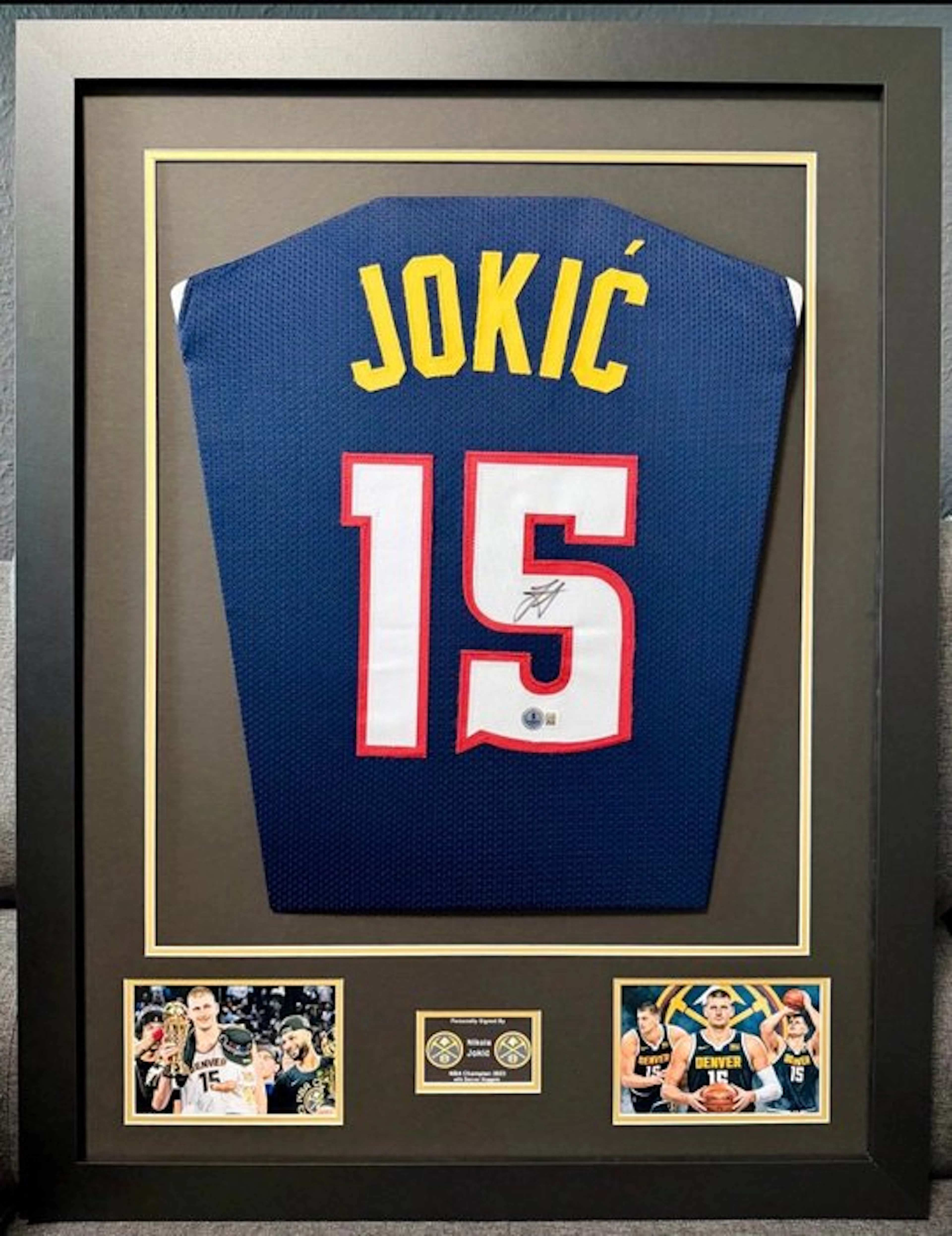 Denver Nuggets - NBA - Nikola Jokic - Signed basketball...