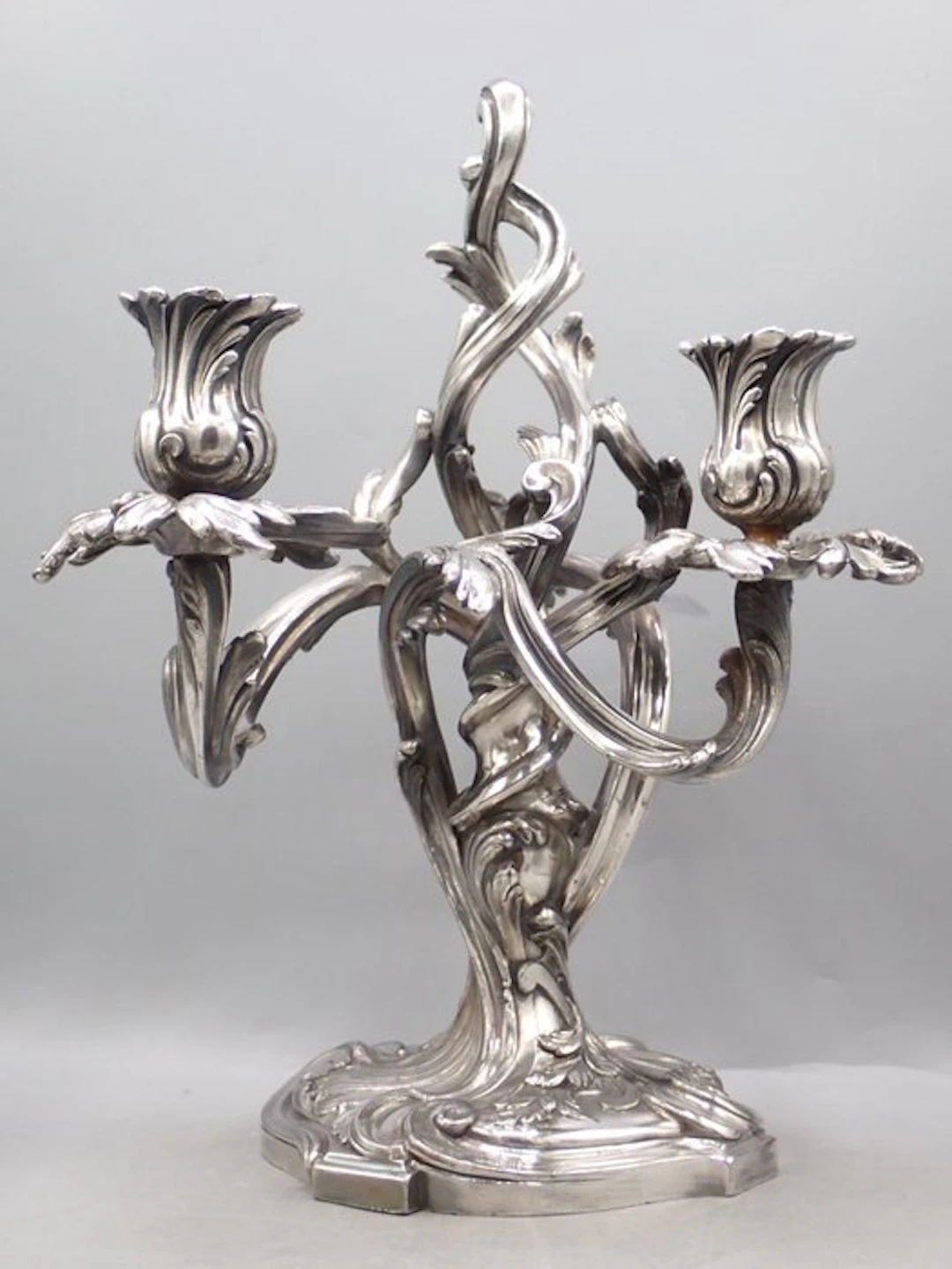 Victor Saglier (1809-1894) - Candelabrum - Silverplated - 1880-1890