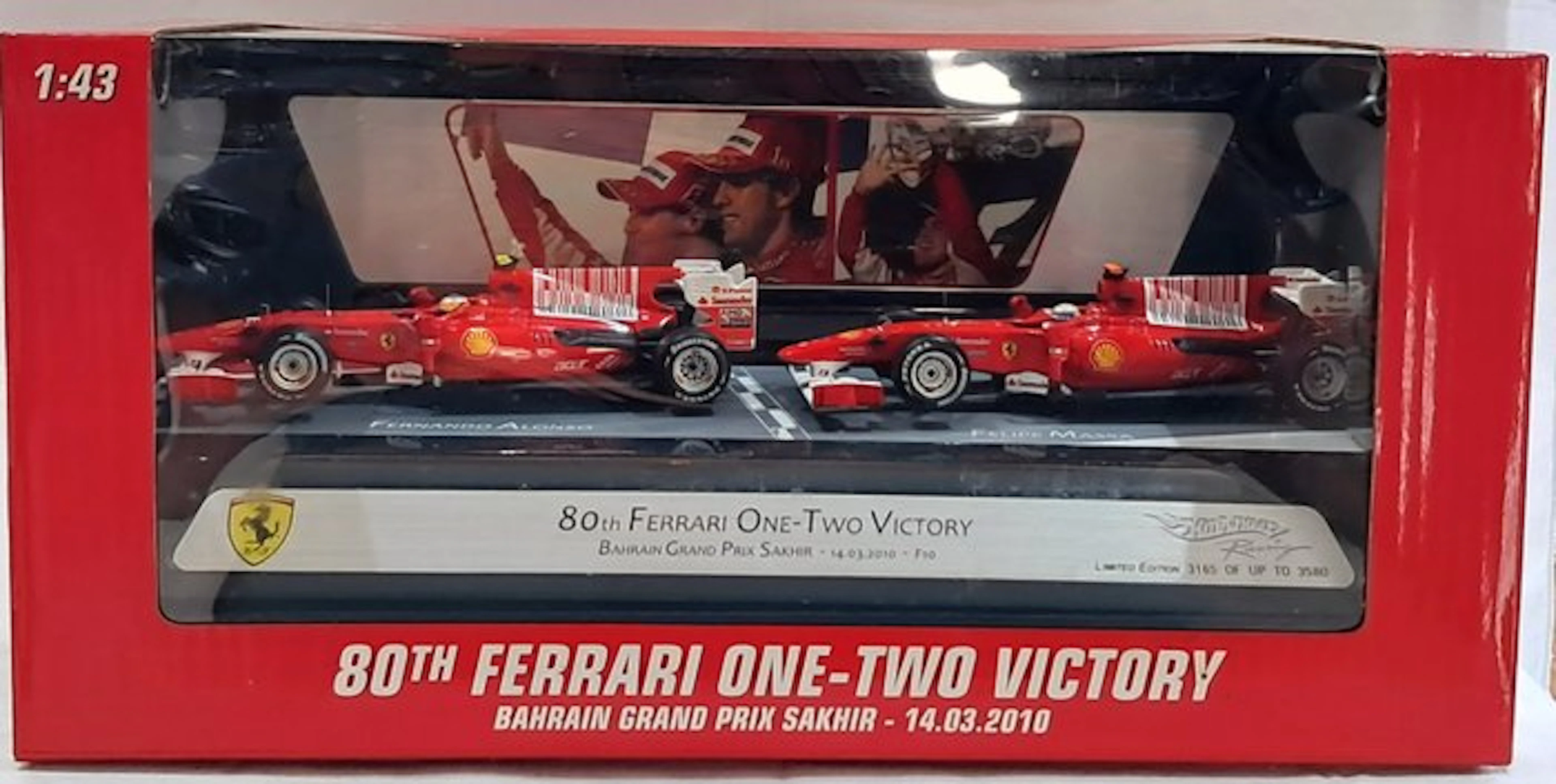 Hot Wheels 1:43 - Model race car - Ferrari F10 - HOT WHEELS RACING