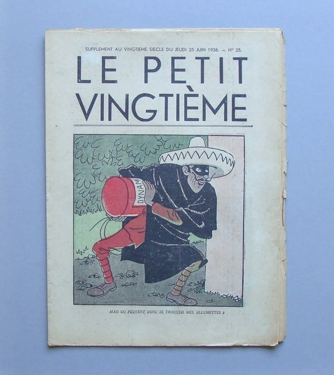 Le Petit Vingtième n°25 - Tintin – L´Oreille Cassée - 1936