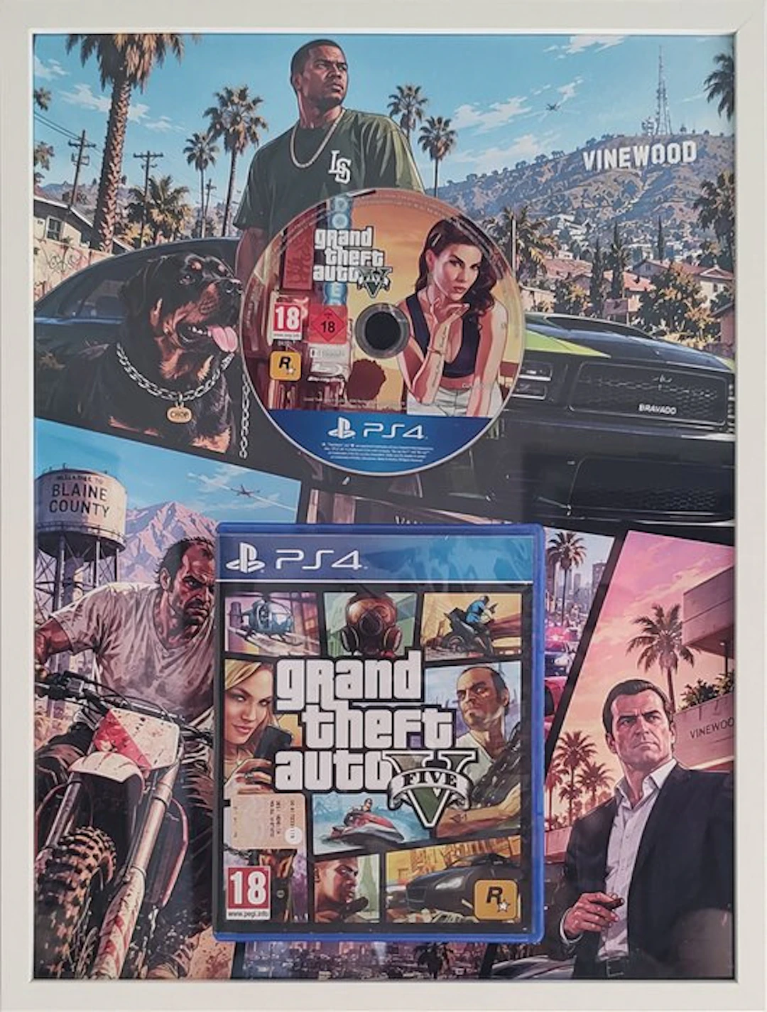 Boriani 2.0 - GTA V PS4 - Opera Originale 3D (Dipinto...