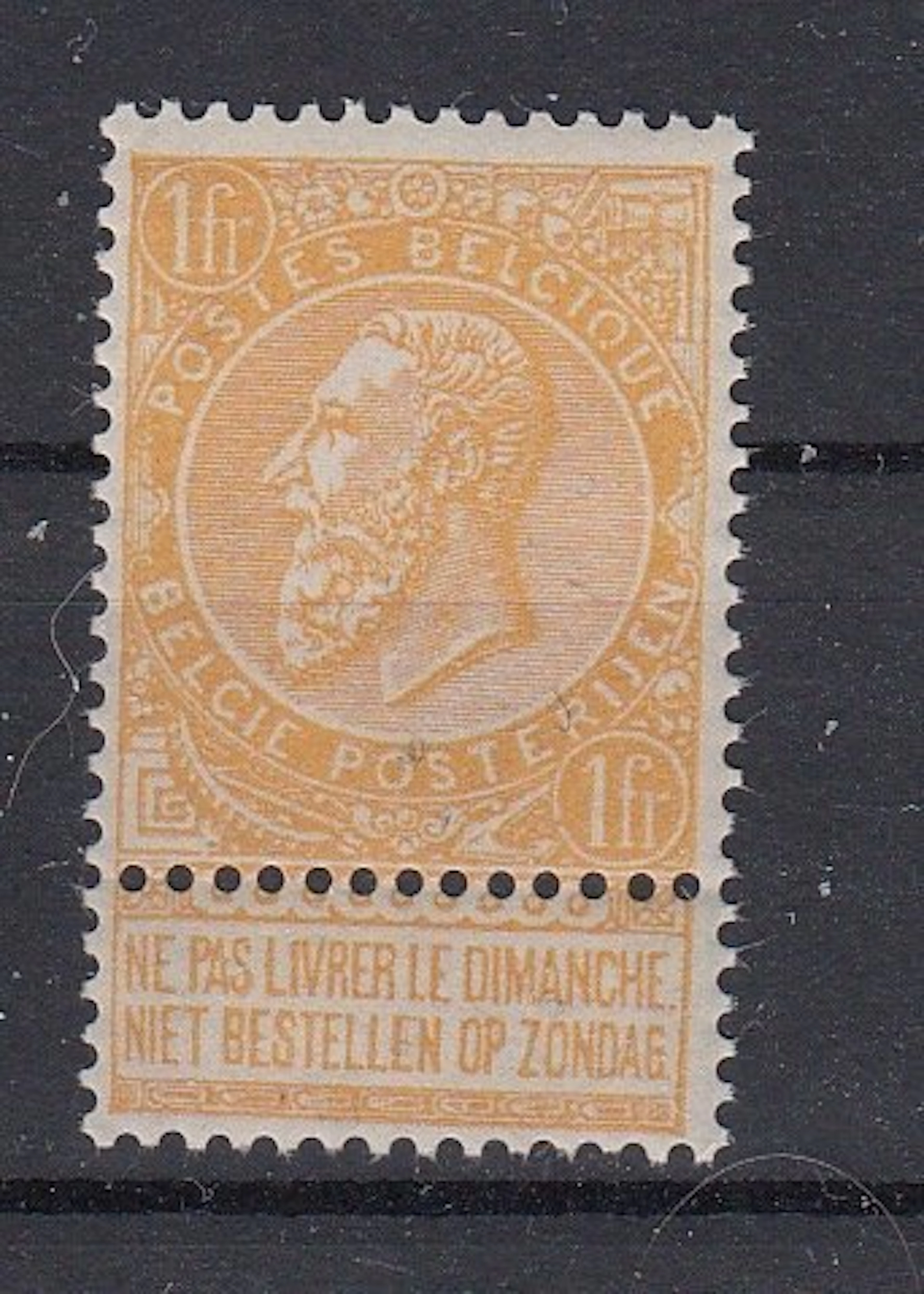 Belgium 1893 - Nice beard. - OBP : 65a met zeer goede centrage
