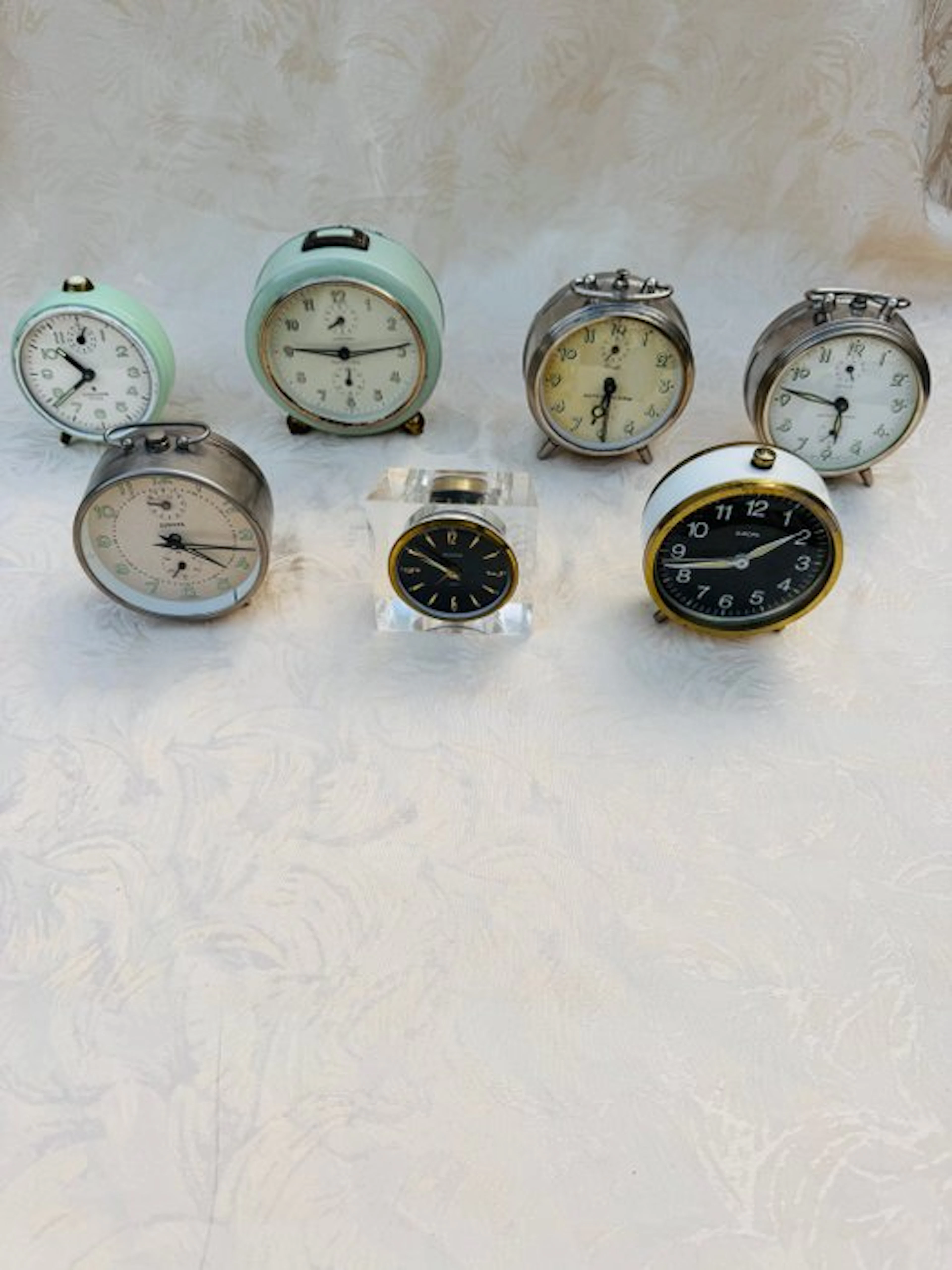Table clock (7) - kinzle, Junghans,Europa - Metal - 1950-1960, 1960-1970
