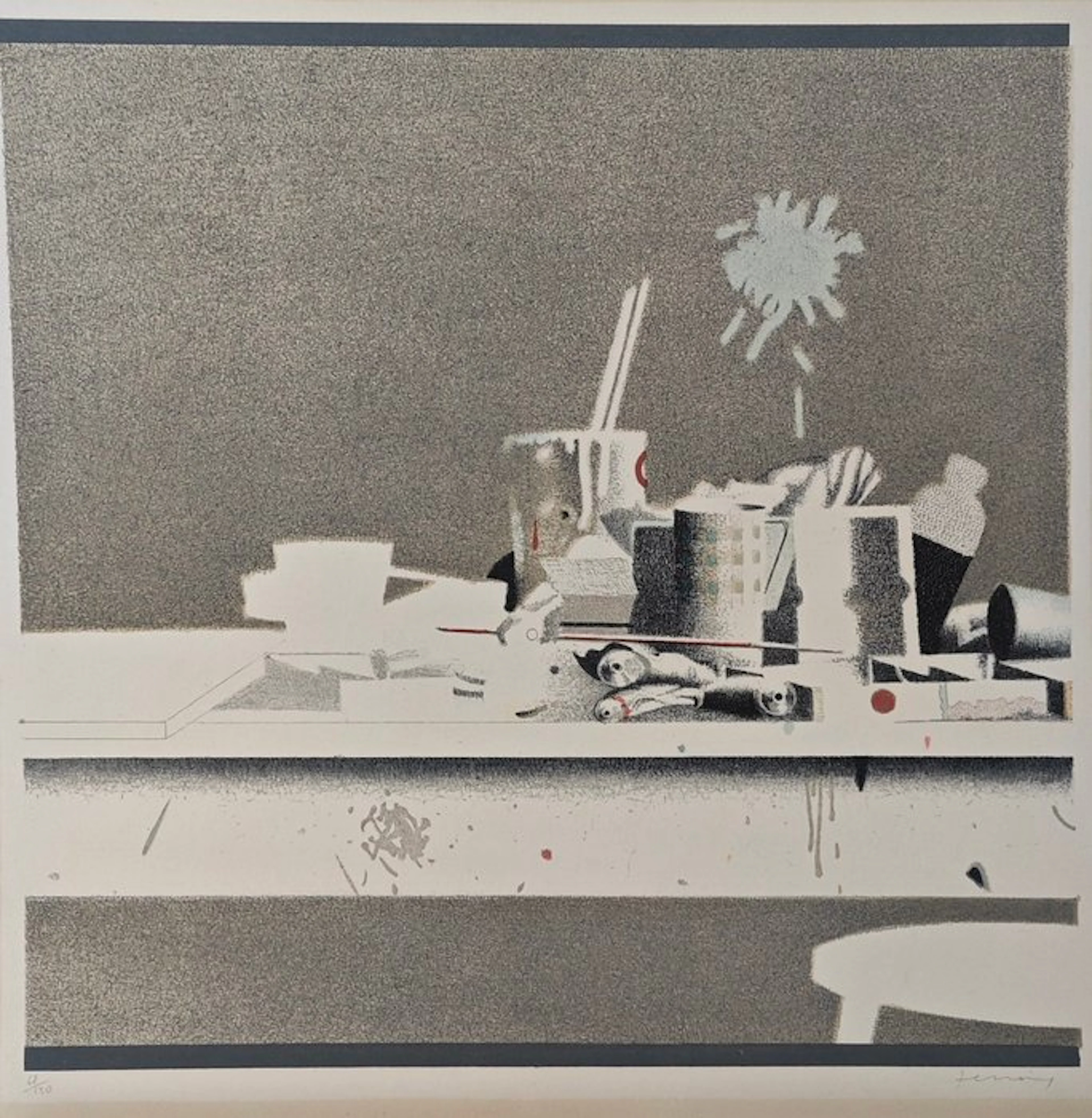 Gianfranco Ferroni (1927-2001) - Oggetti sullo studio