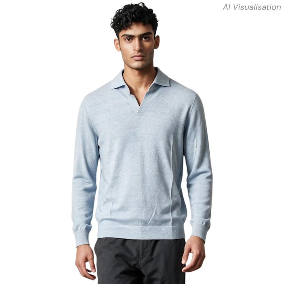 Gran Sasso - Size 46 - Linen & Cotton blend - Jumper - New with tags