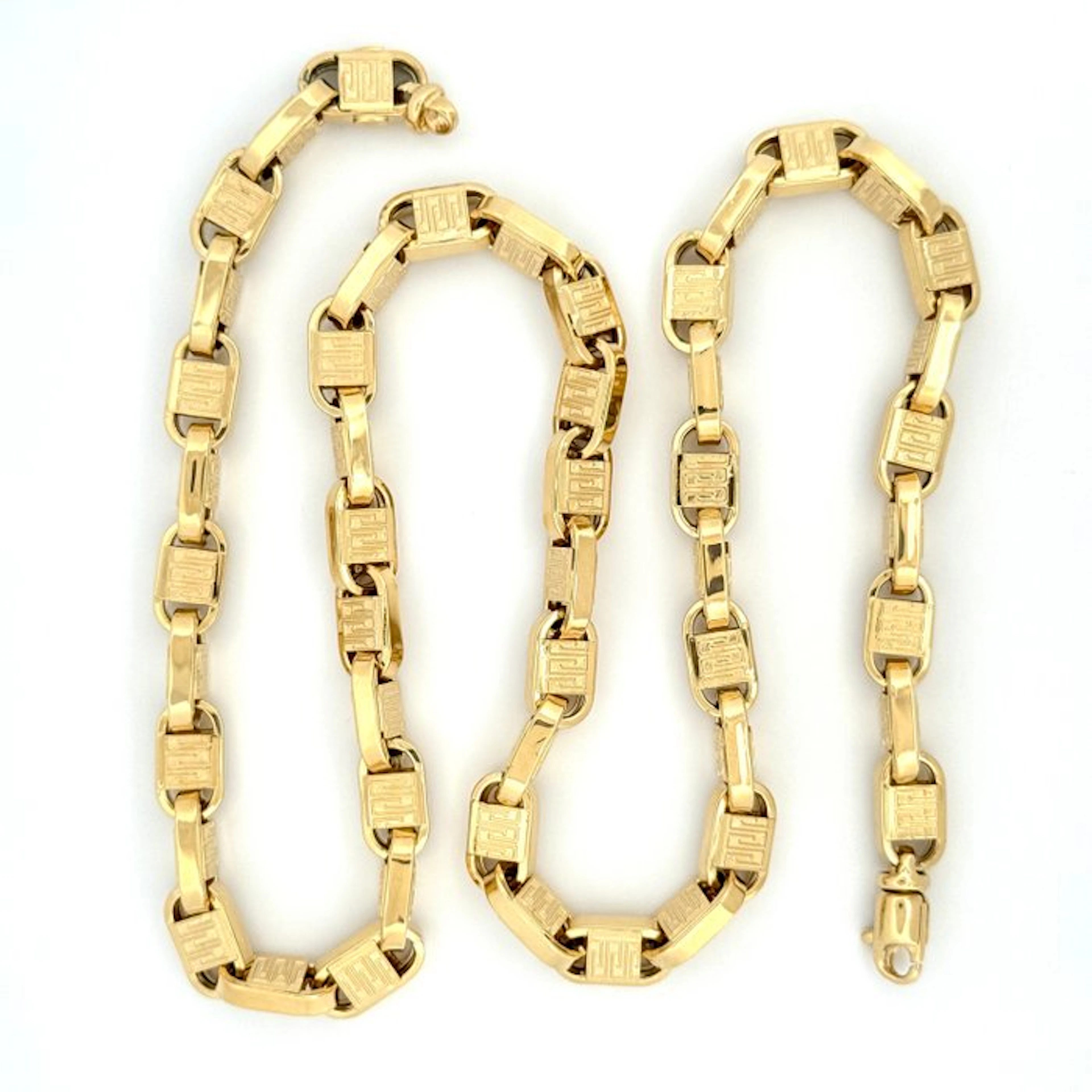 Necklace - 18 kt. Yellow gold - Made in Italy - 60 cm