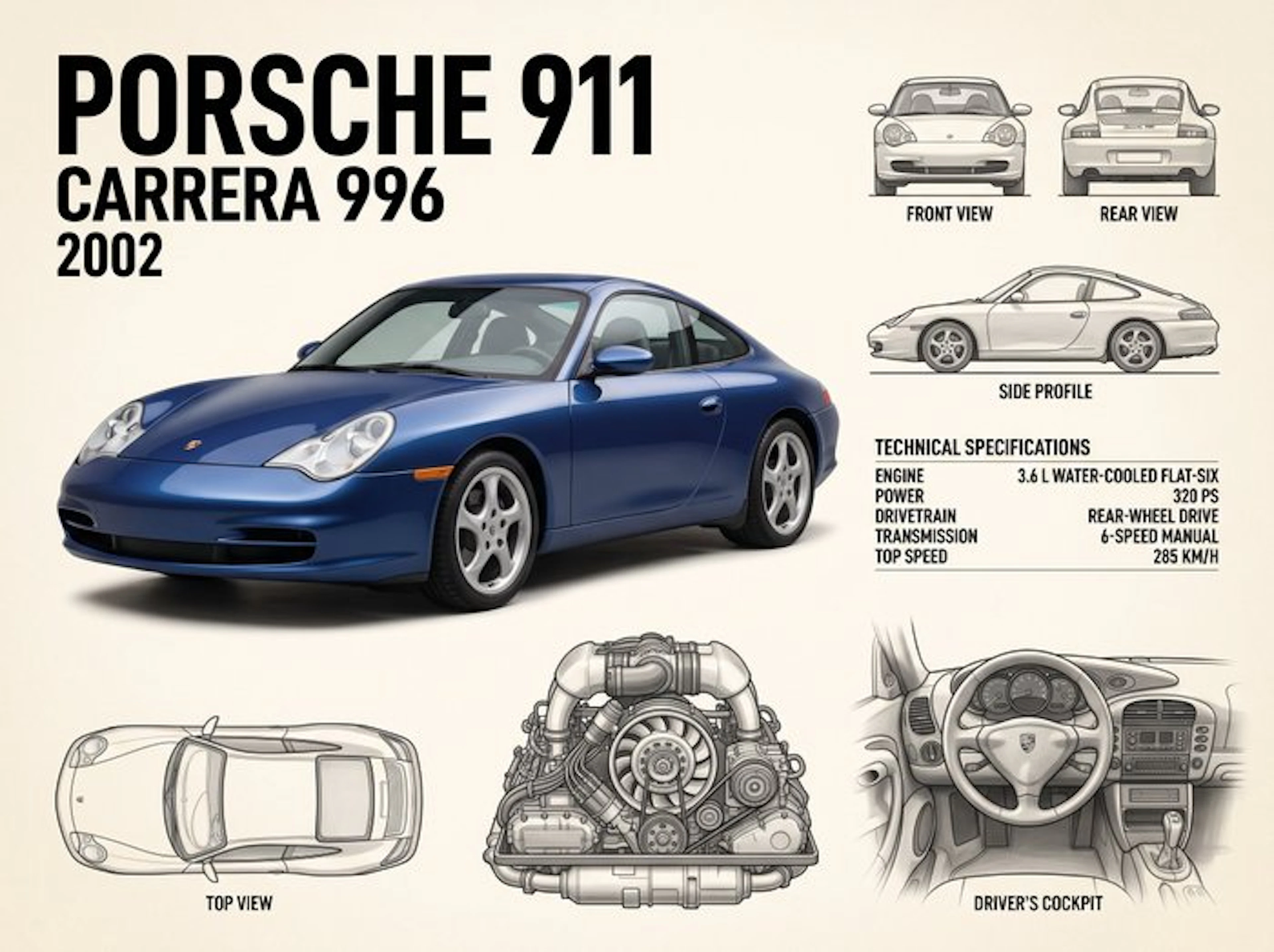 Shmidt.Art - Porsche - Porsche 911 Carrera 996 - 2000s