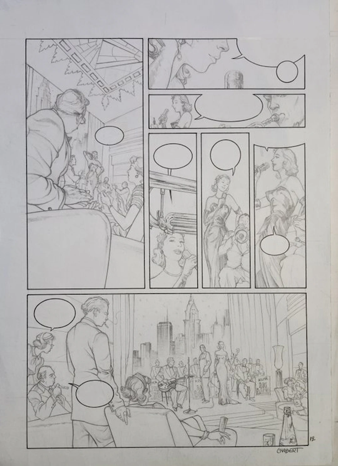 Alexis Chabert - 1 Original page - Bourbon Street - 2011