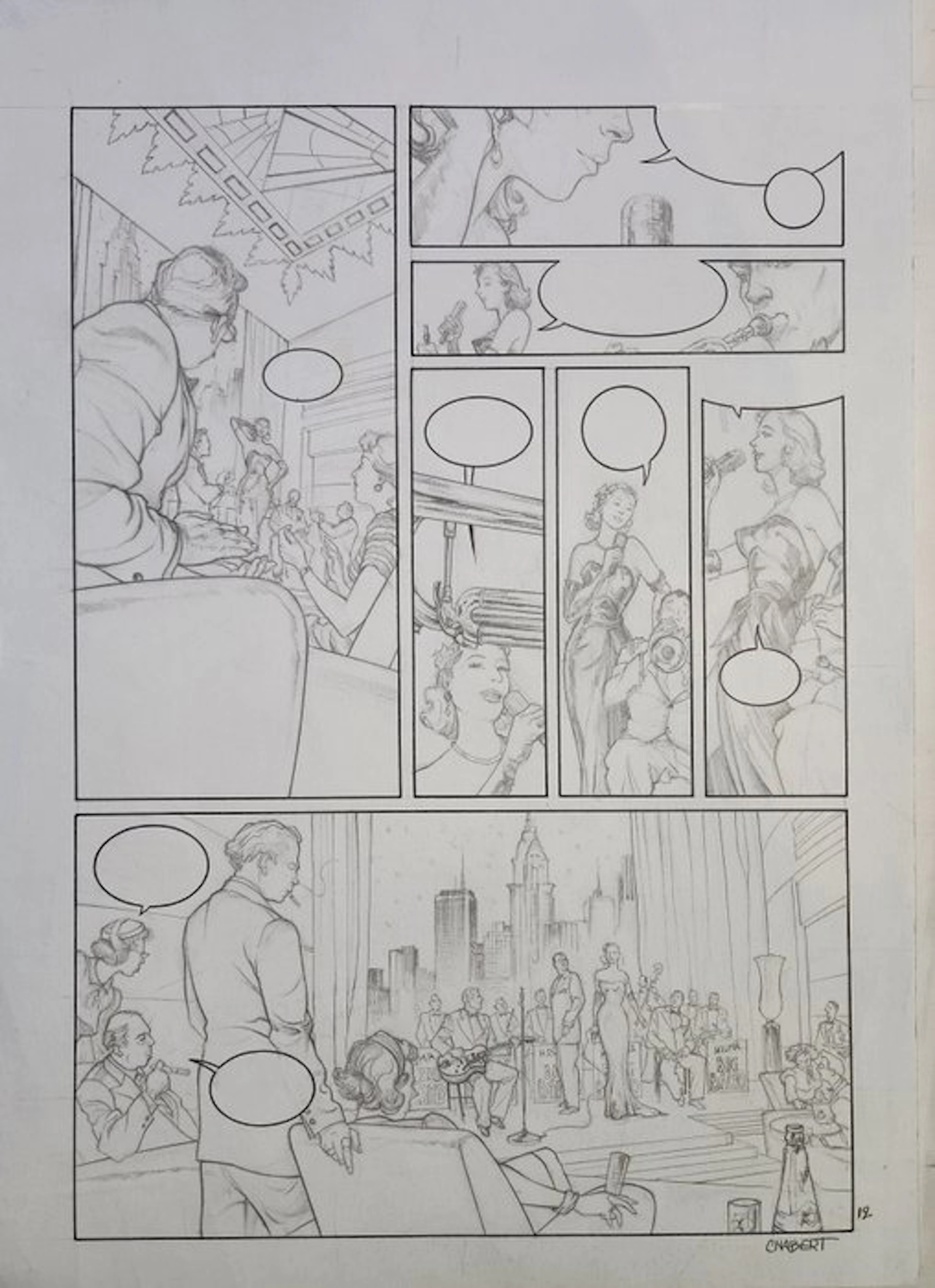 Alexis Chabert - 1 Original page - Bourbon Street - 2011