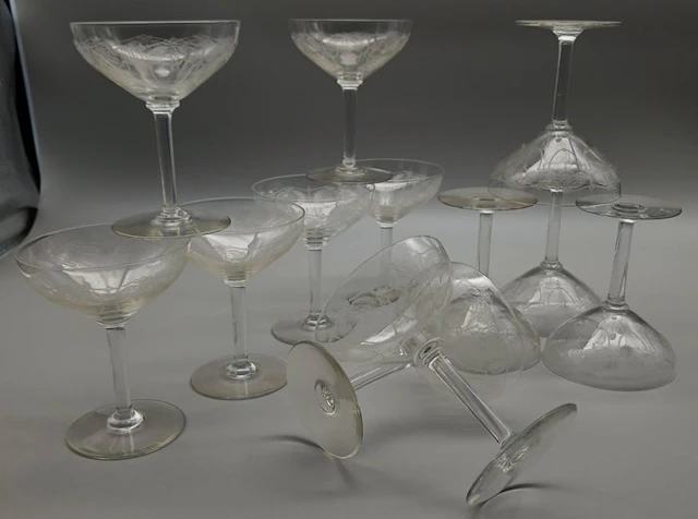 Cristalleria francese - A.A. Patijn - Drinking service (12) - Crystal