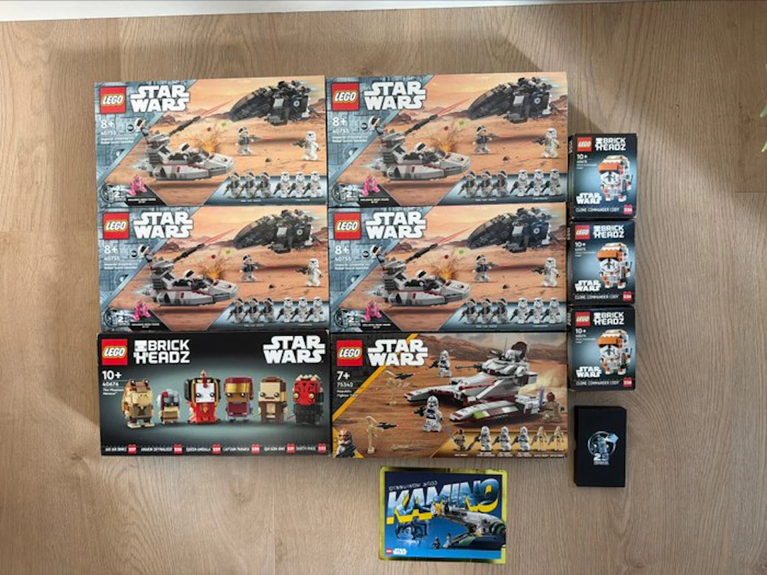 LEGO Set - Star Wars - 40755; 75342; 40676; 40675