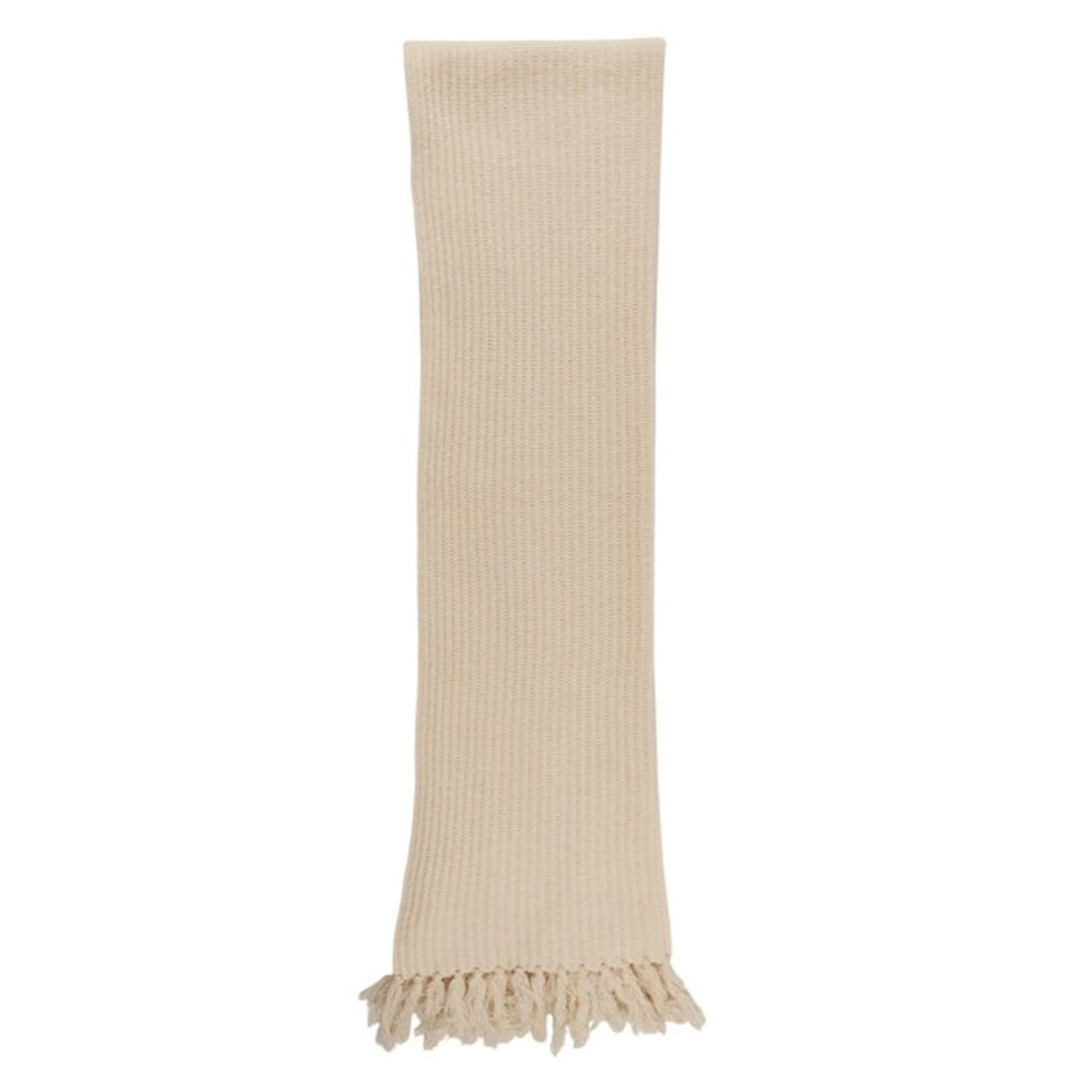 Other brand - ETRO MILANO Scarf Cream Ribbed Knit...