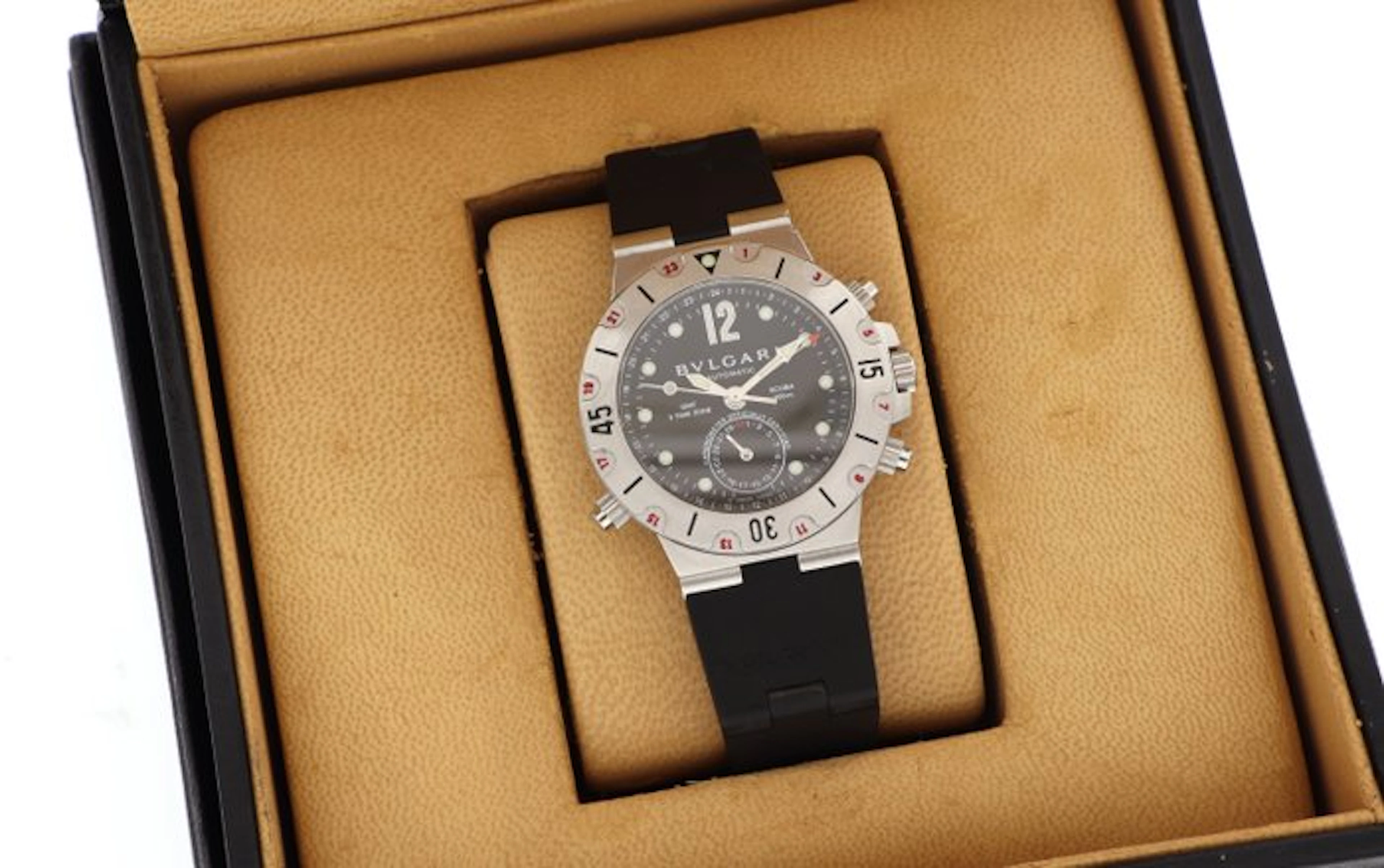 Bvlgari - Diagono Scuba Professional GMT 3 Time Zone - No...