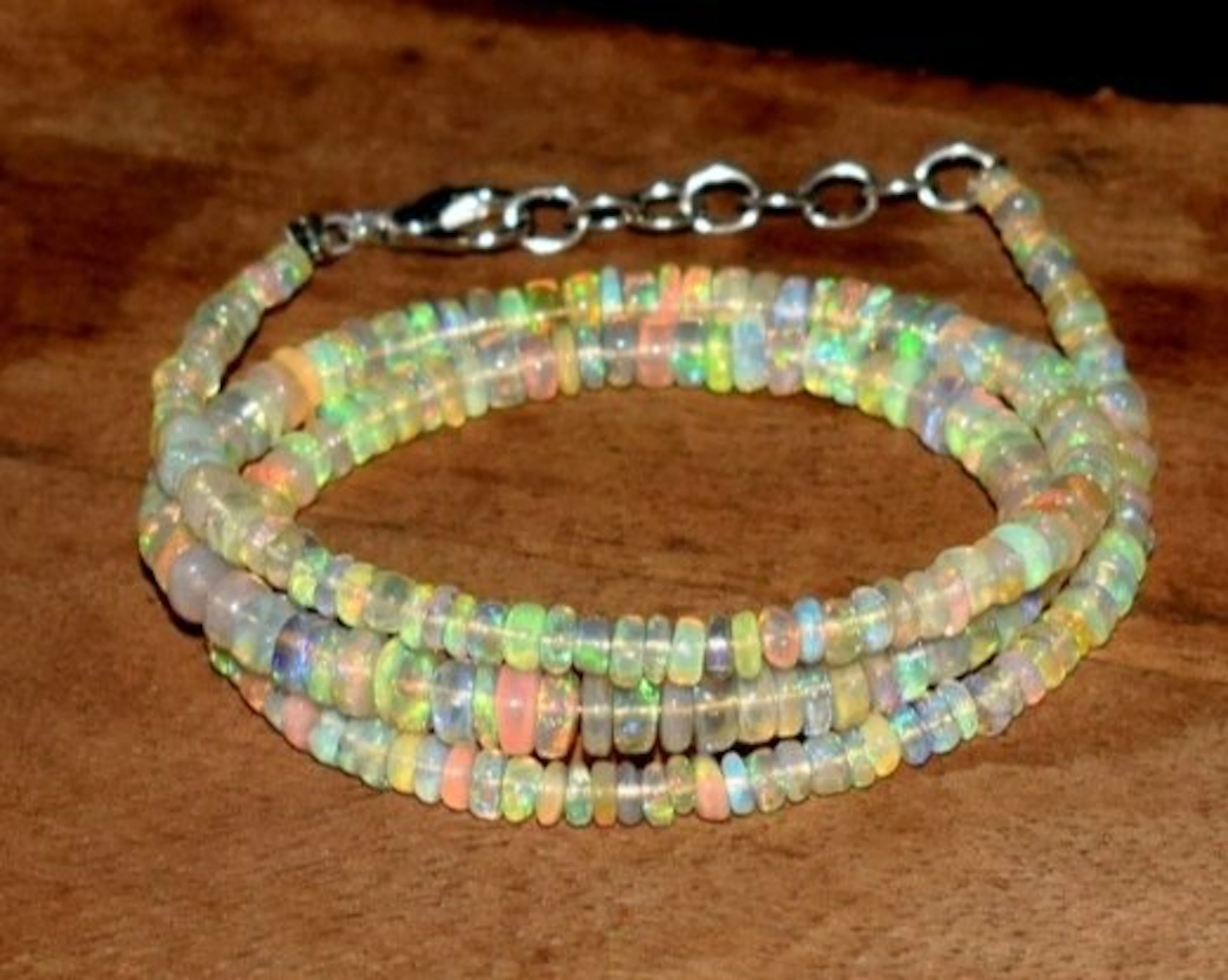Opal Opal Fire Necklace 32 carats- 9 g - (1)