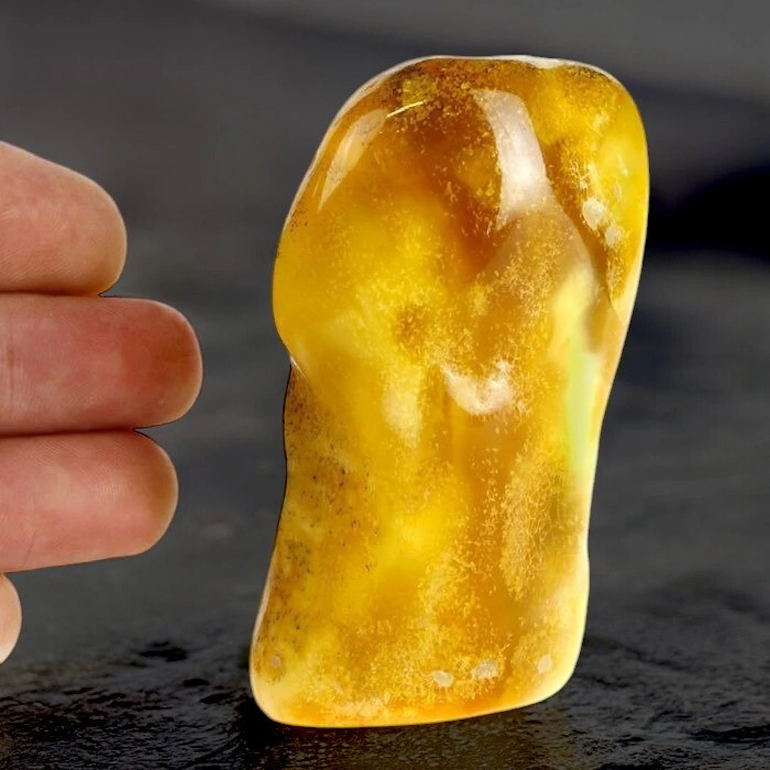 Eocene (56 million years) Baltic Amber - Top Milky...