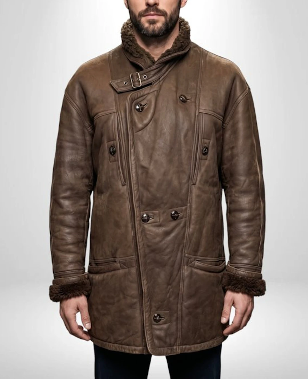 Original SHEARLING 100% Leather Exclusive Premium Aviator...