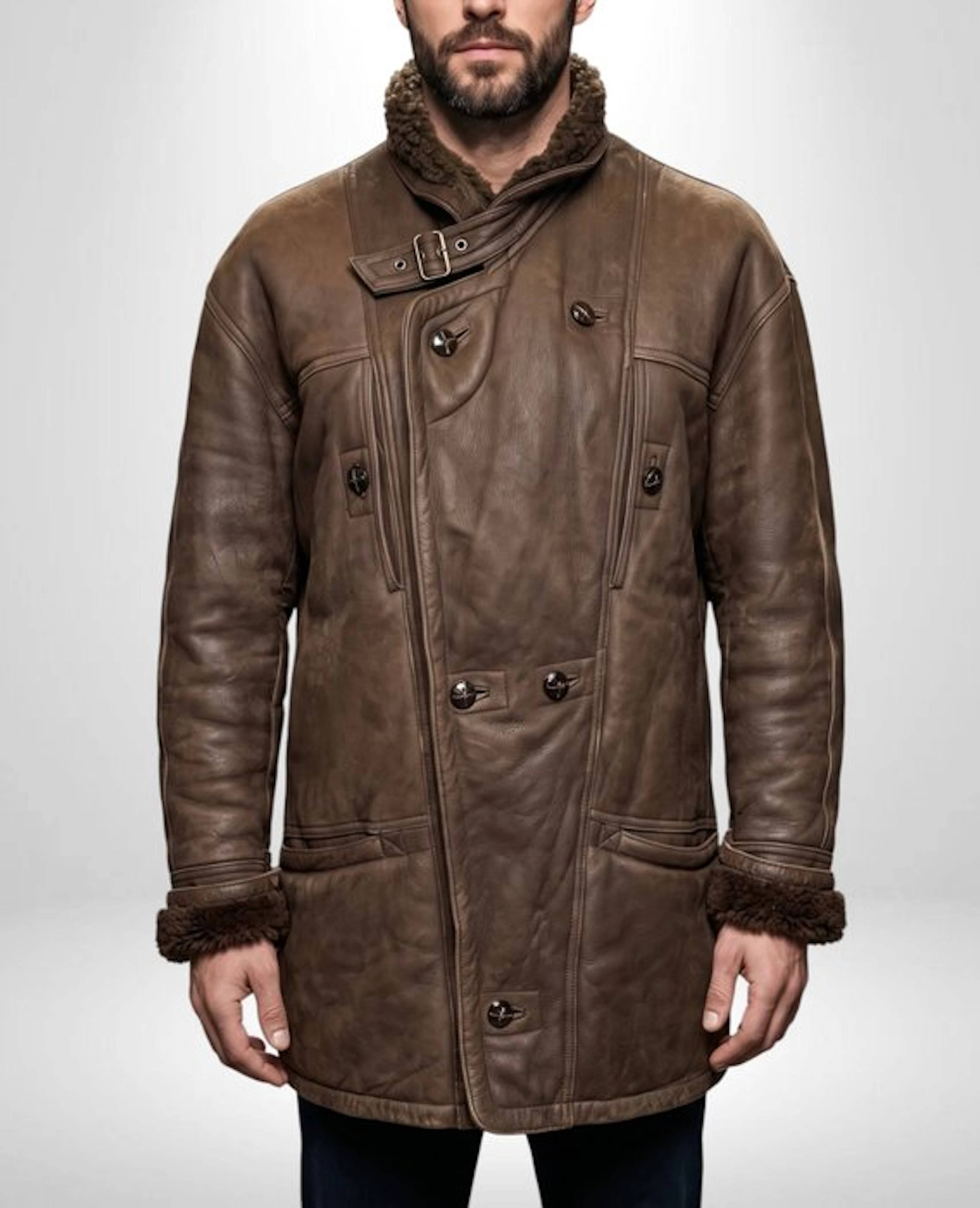 Original SHEARLING 100% Leather Exclusive Premium Aviator...