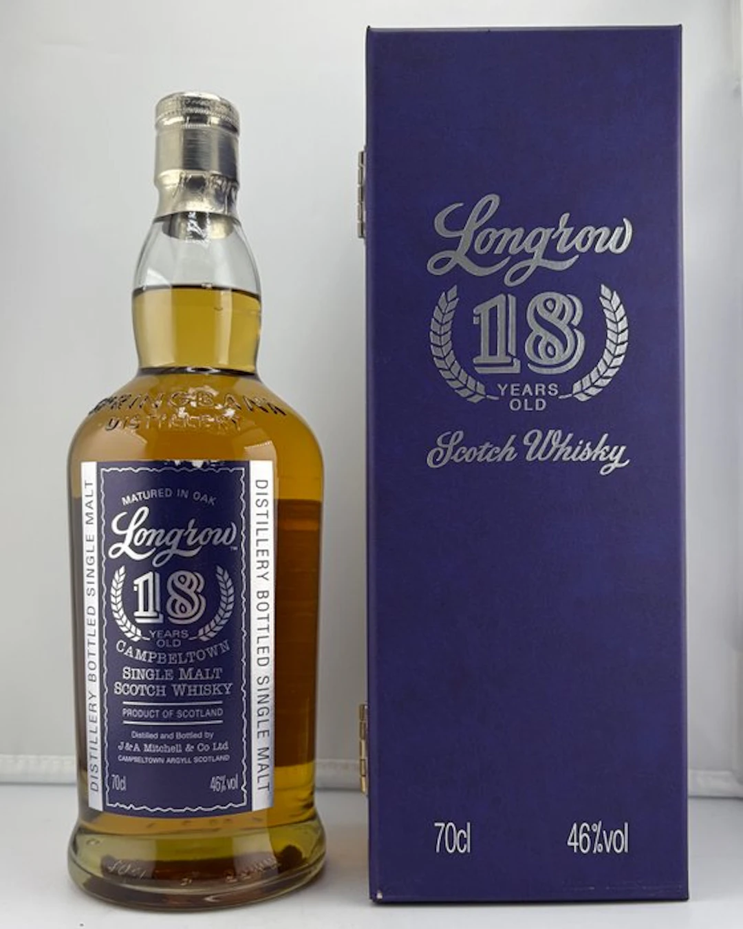 Longrow 18 years old First Release - Strong Box - b. 2000s - 70cl