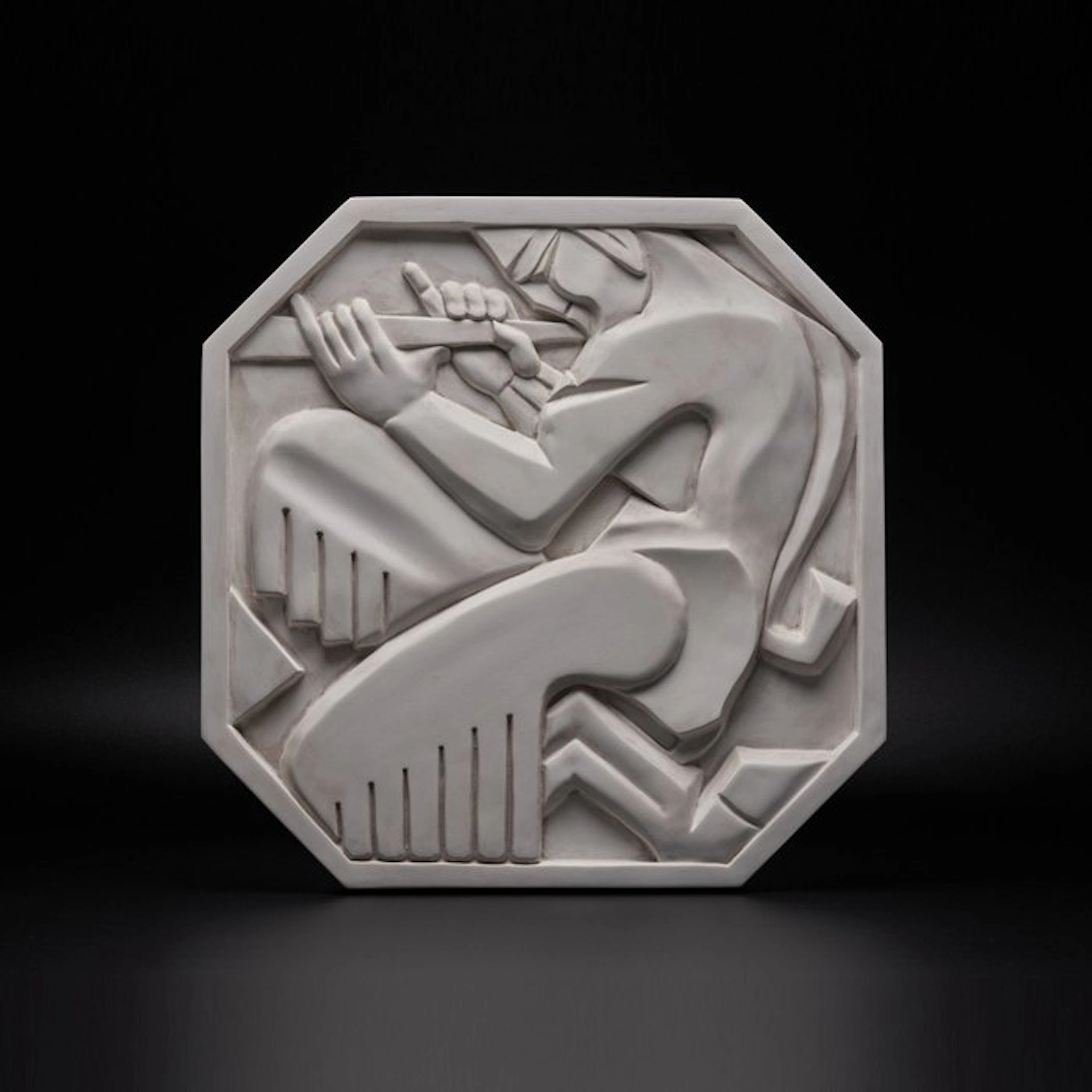 Naar Marcel Bouraine 'Satyr met Fluit' - Relief