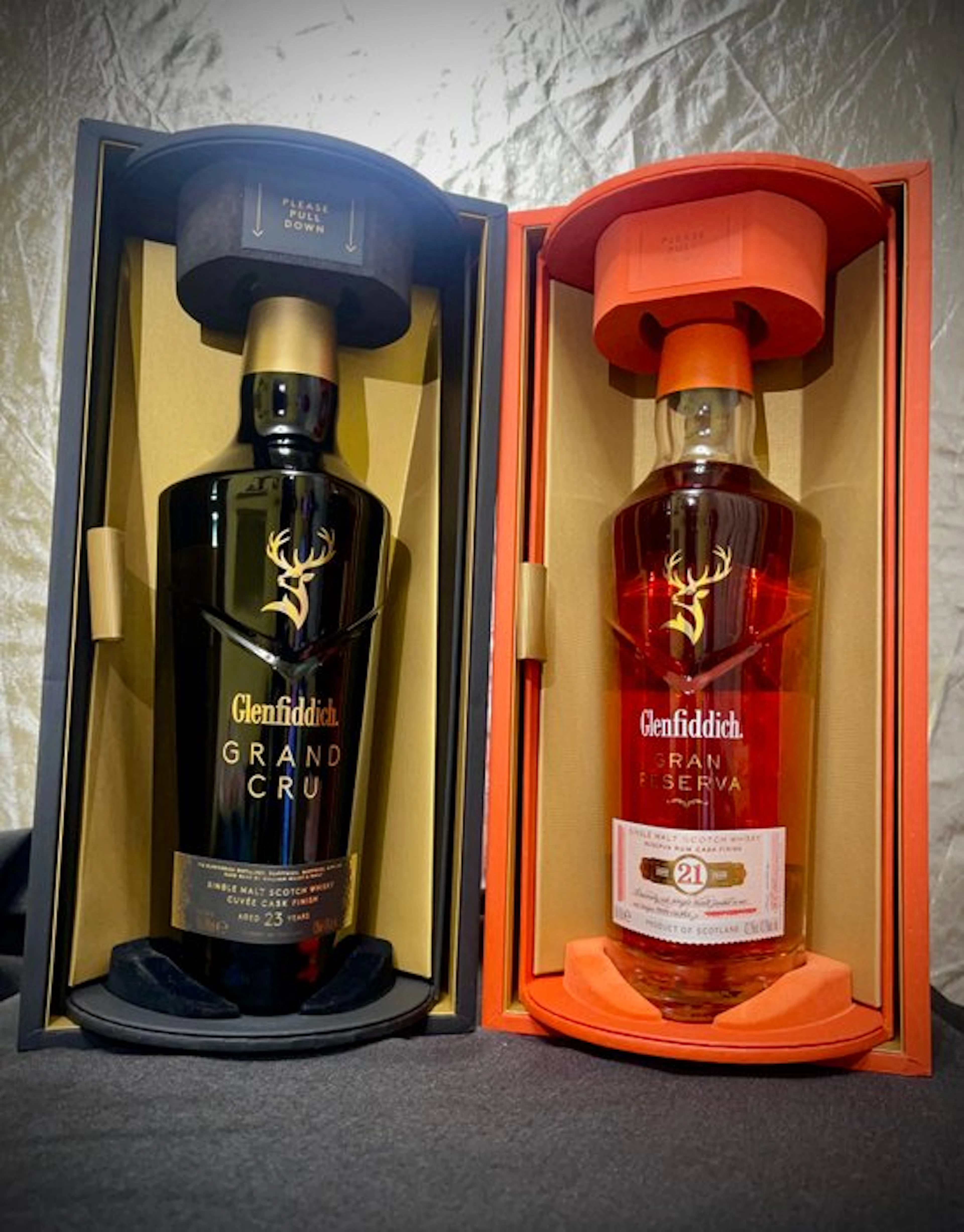 Glenfiddich 23yo Grand Cru & 21yo Gran Reserva - 70cl - 2 bottles