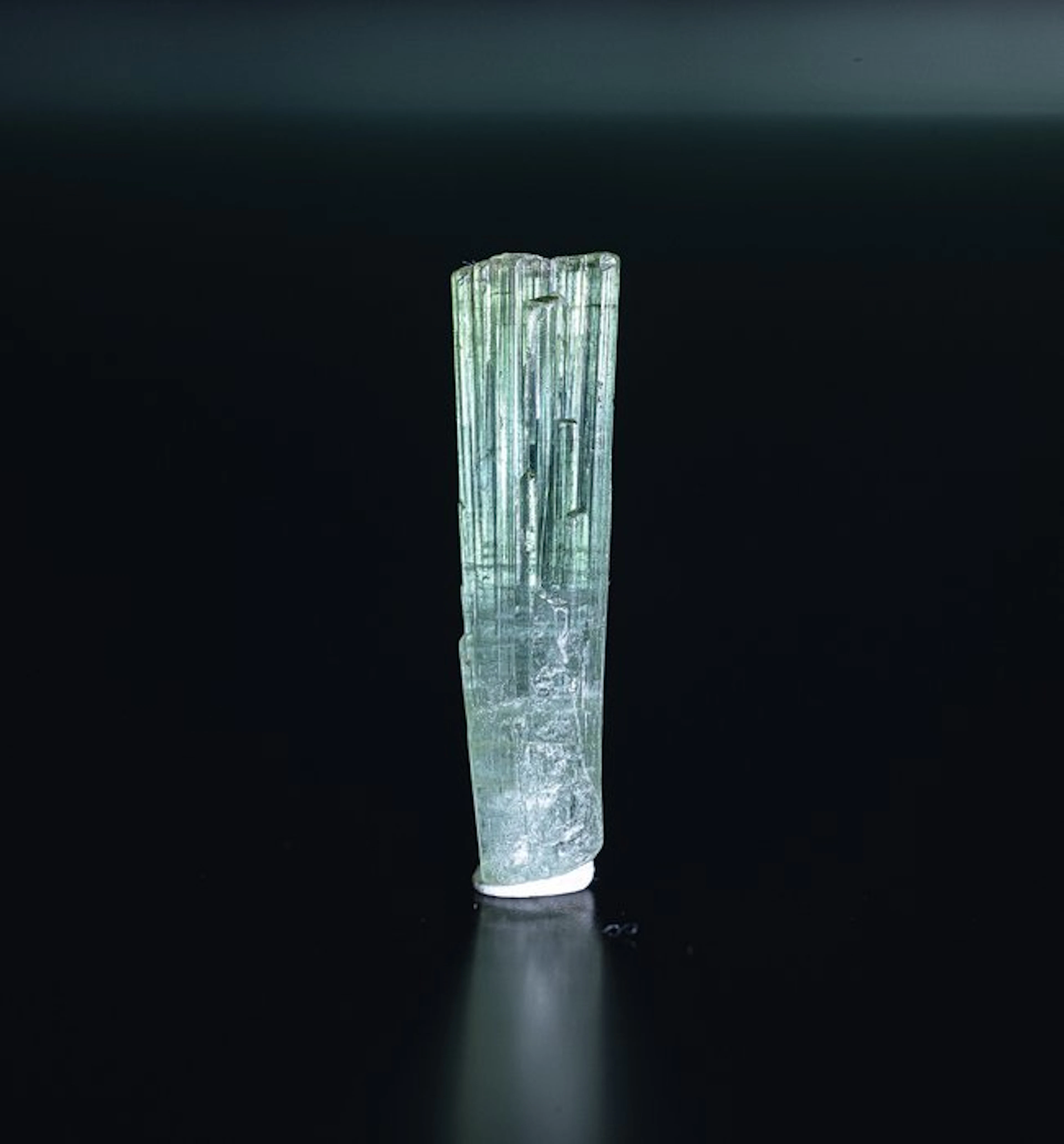 Neon blue elbaite tourmaline crystal specimen RARREST?...