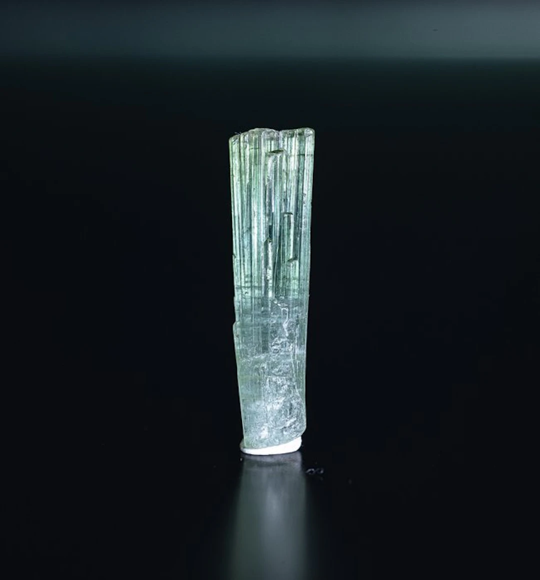 Neon blue elbaite tourmaline crystal specimen RARREST?...