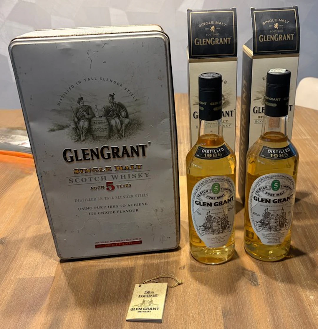 Glen Grant 1985 5yo & 1986 5yo - 70cl - 2 bottles