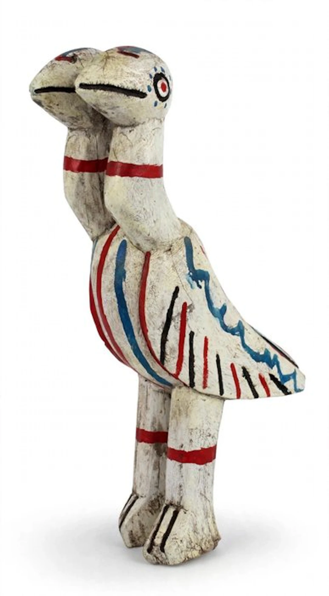 Grand oiseau stylisé Dagari / Lobi - Sculpture - Burkina Faso