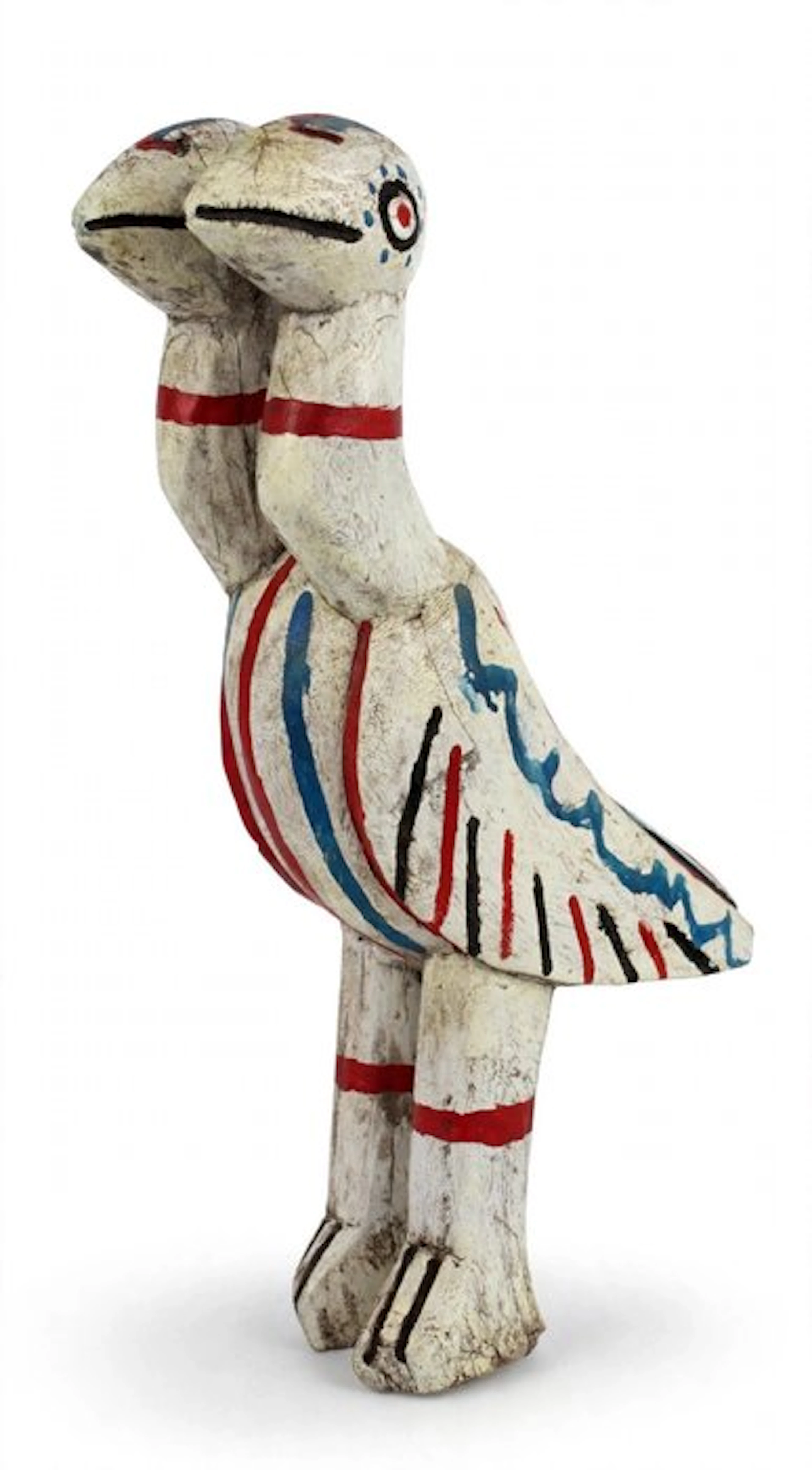 Grand oiseau stylisé Dagari / Lobi - Sculpture - Burkina Faso