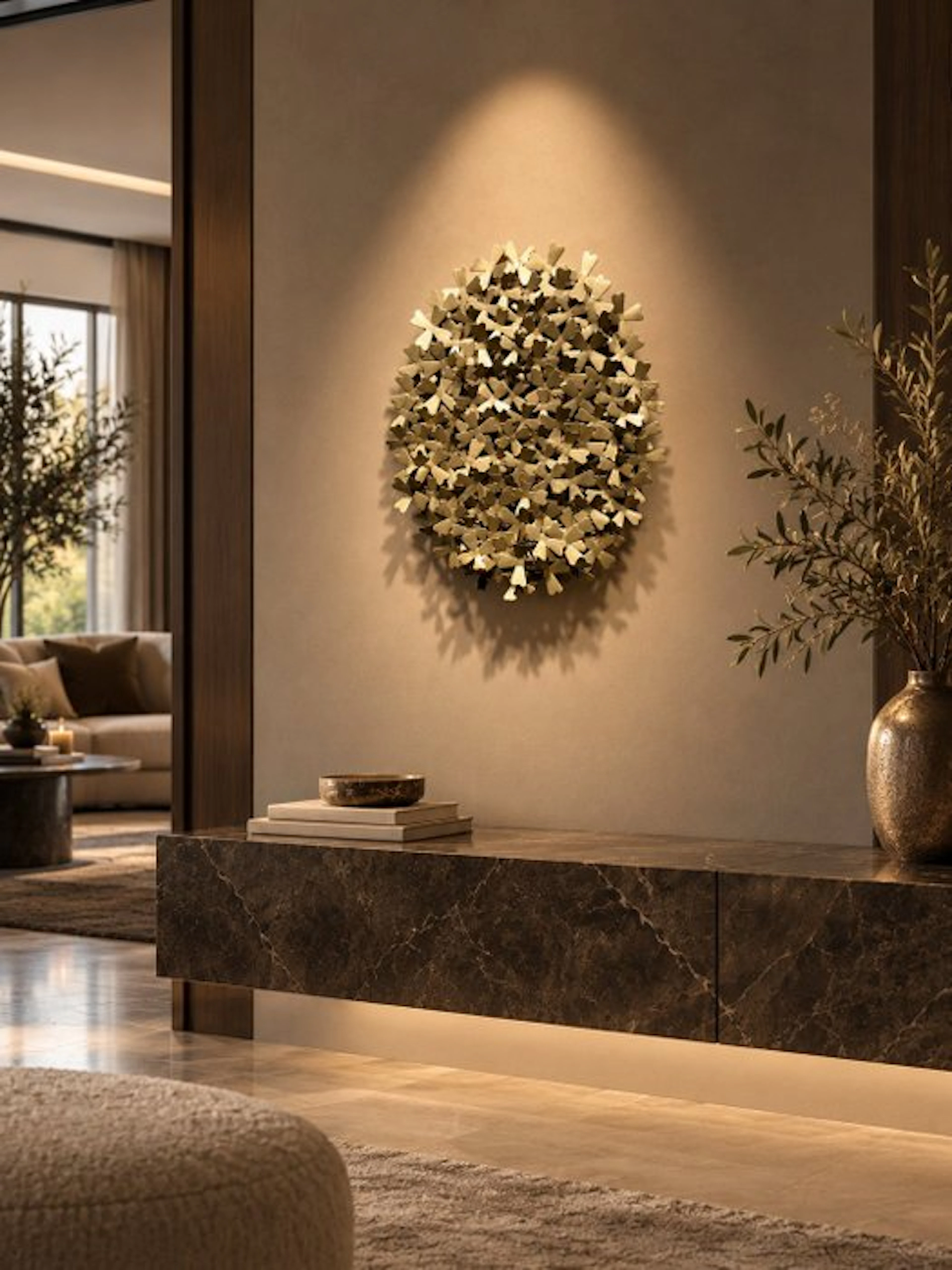 Swen Van der Sangen - 'Sakura Blossom Oval Gold' - Sakura...