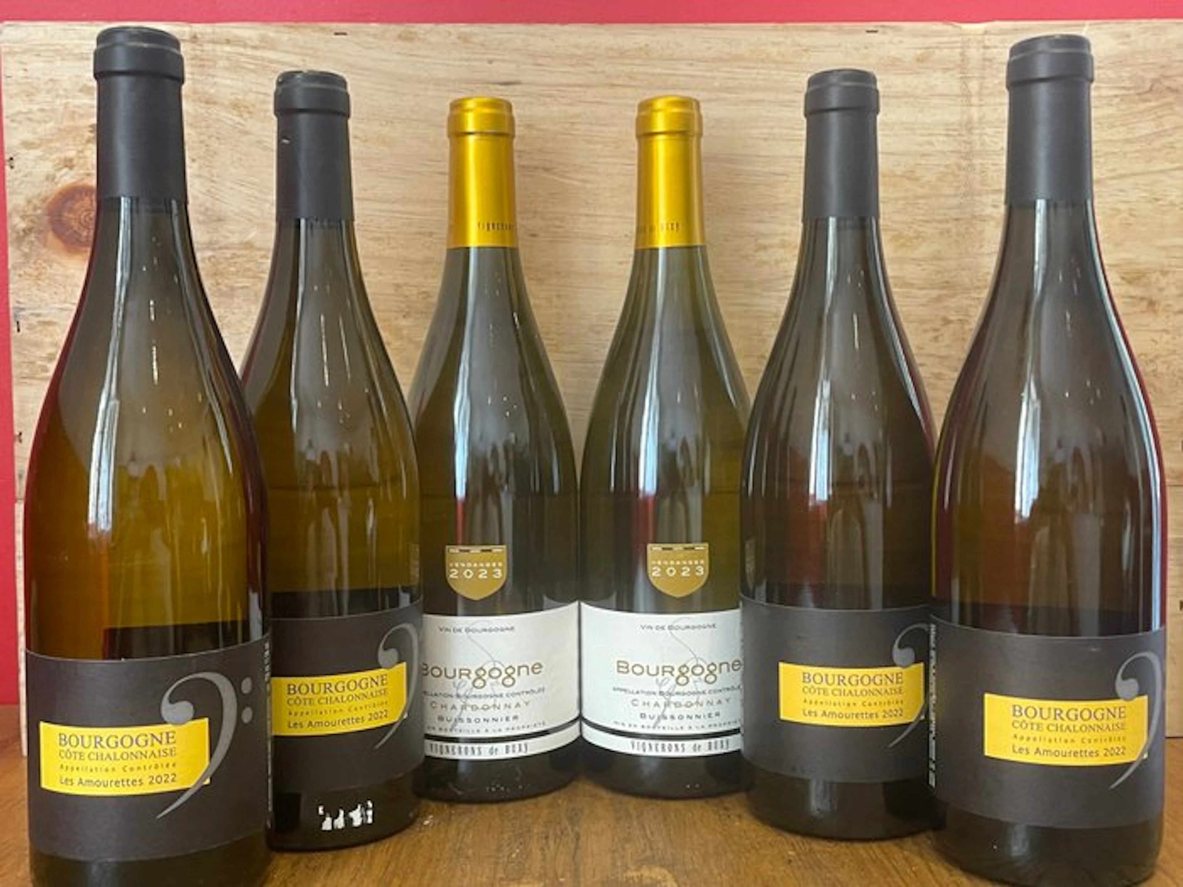 2022 x 4 Cave de Buxy "Les Amourettes" & 2023 x 3 Domaine...