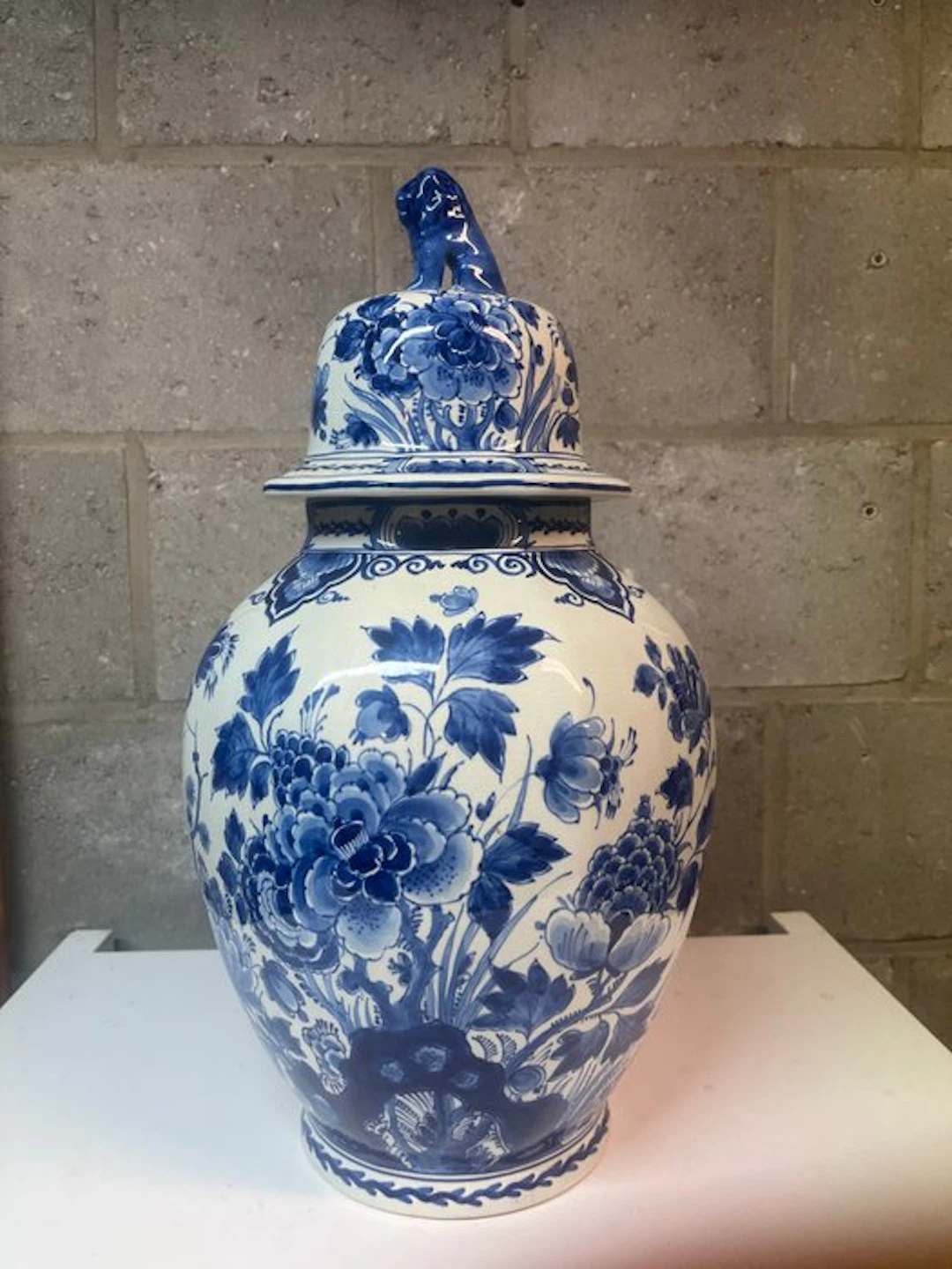 De Porceleyne Fles, Delft - Vase - Ceramic - Delft blue vase - 50cm