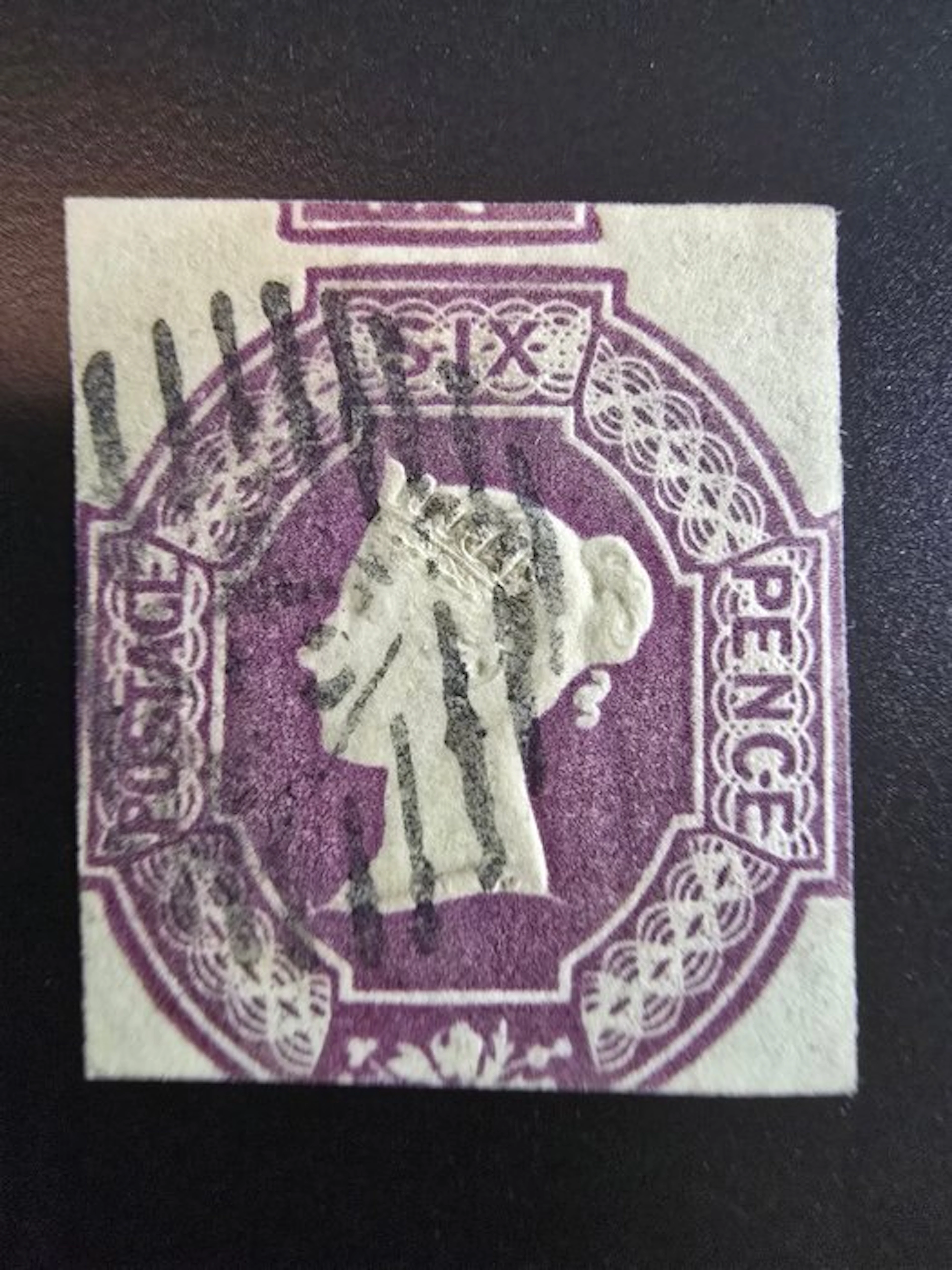 Great Britain 1854 - Great Britain 1854 Queen Victoria 6d...