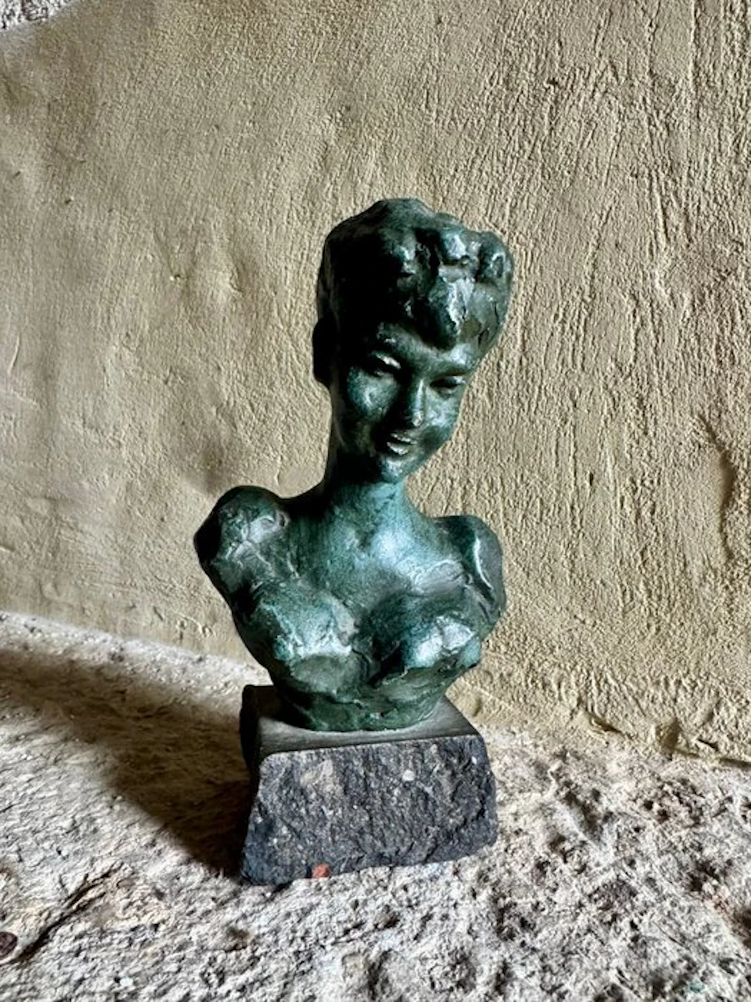 Ernest Patris (1909-1981) - Bust, Années 50 - 16 cm - Metal