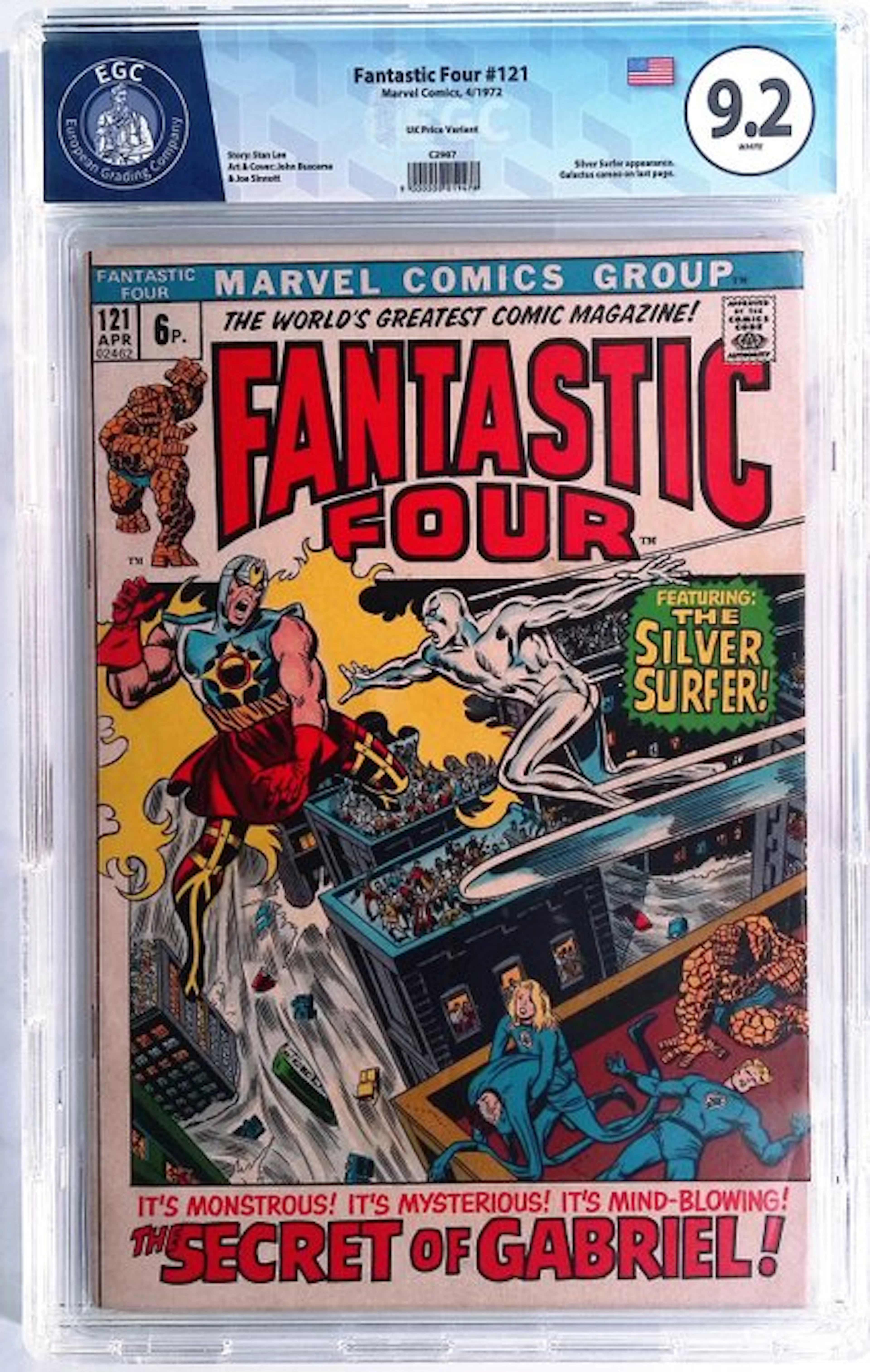 Fantastic Four #121 - EGC 9.8 (UK Price Variant) - 1...