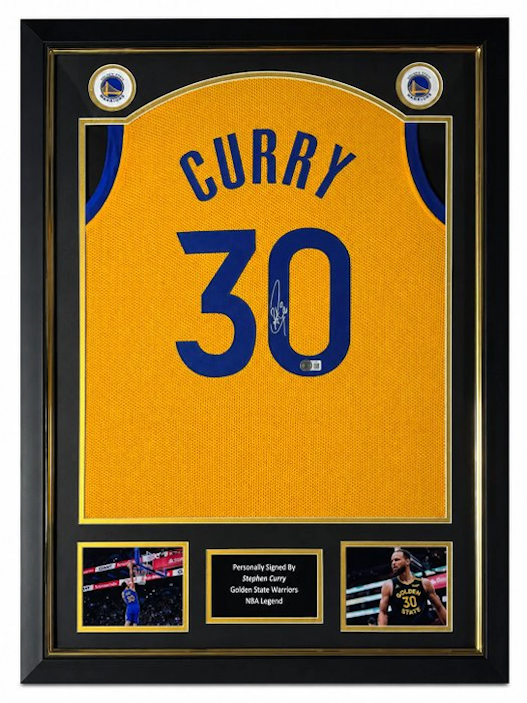 Golden State Warriors - NBA - Stephen Curry Singed Jersey...