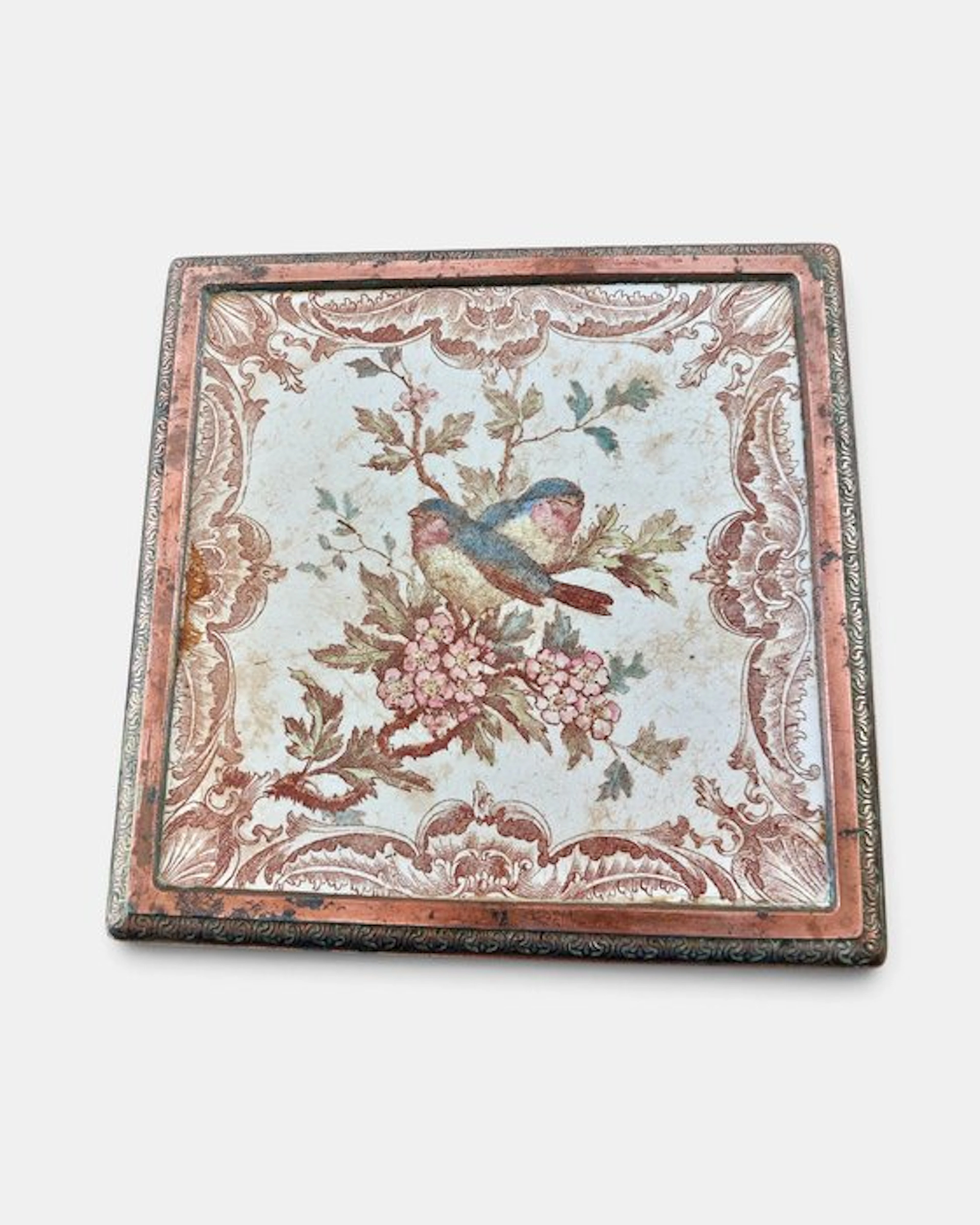 Salver - Bronze, Ceramic
