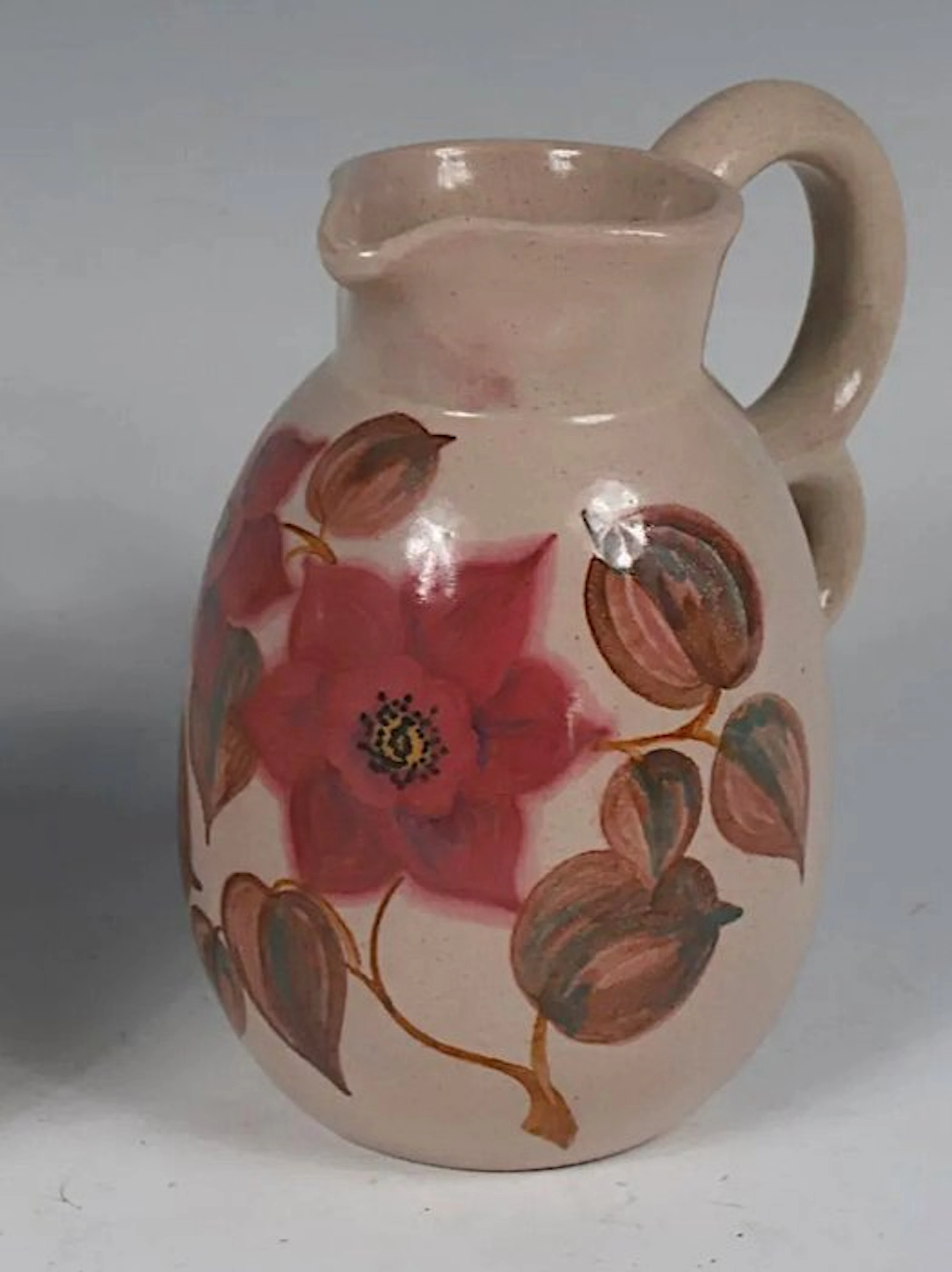 Simone LARRIEU - Pitcher - Art Deco glazed faience - Signed