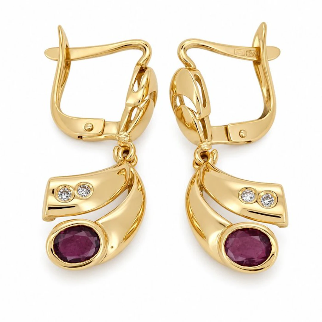 Earrings - 18 kt