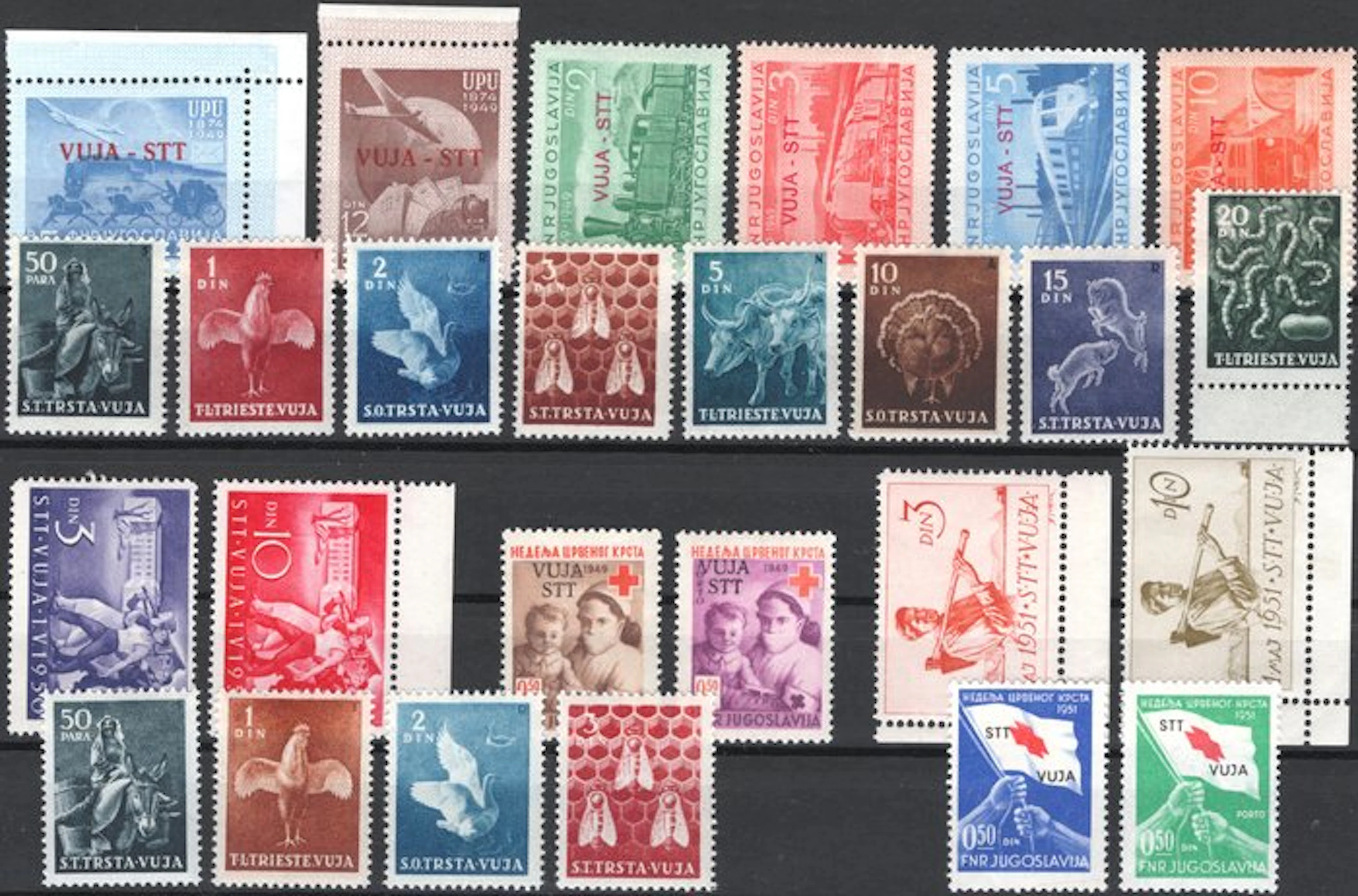 Triest - Zone B 1949/1951 - 8 Series complete