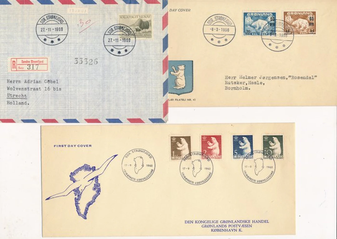 Greenland 1956/1969 - Batch of better FDCs, rare offer