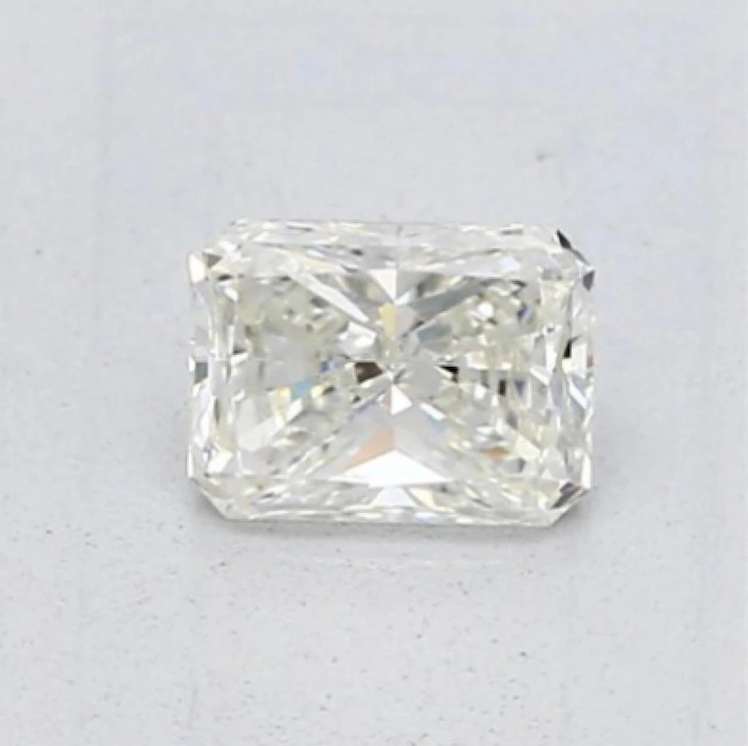 1 pcs Diamond (Natural) - 0.50 ct - Radiant - J - SI1...