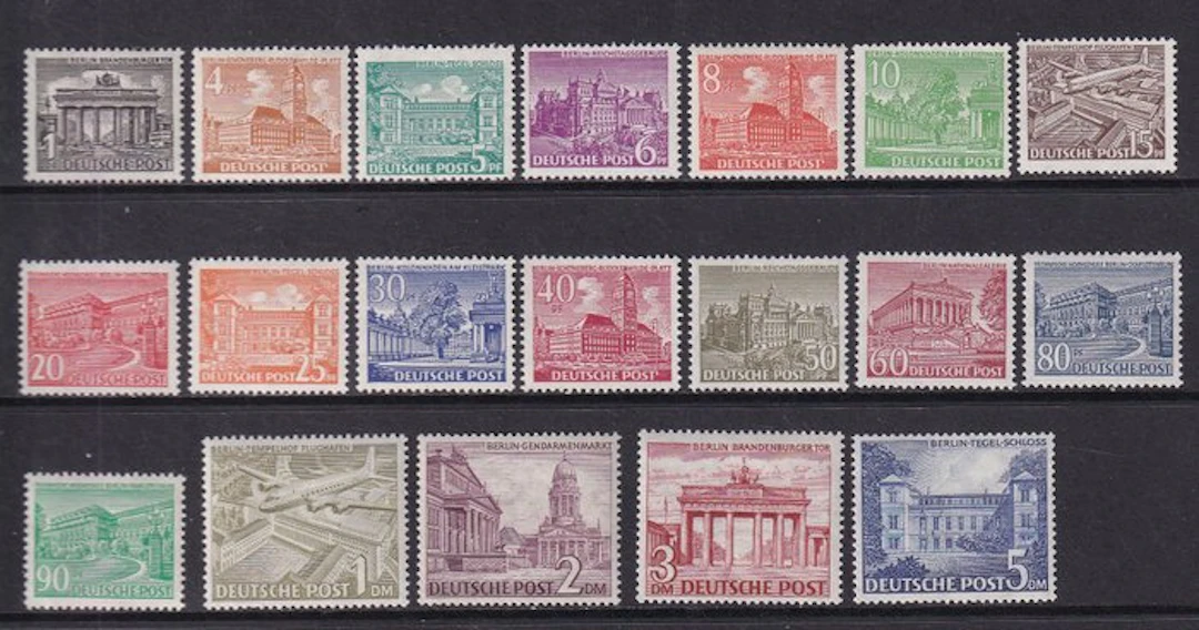 Berlin 1949 - Berlin Buildings (I). - Michel: 42/60
